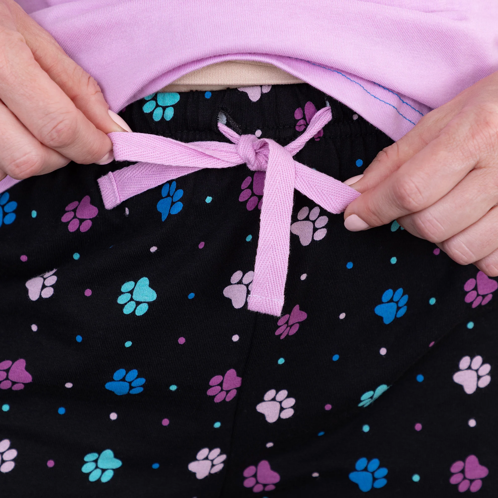 Polka Dot Paws Pajama Shorts Set - Image 14
