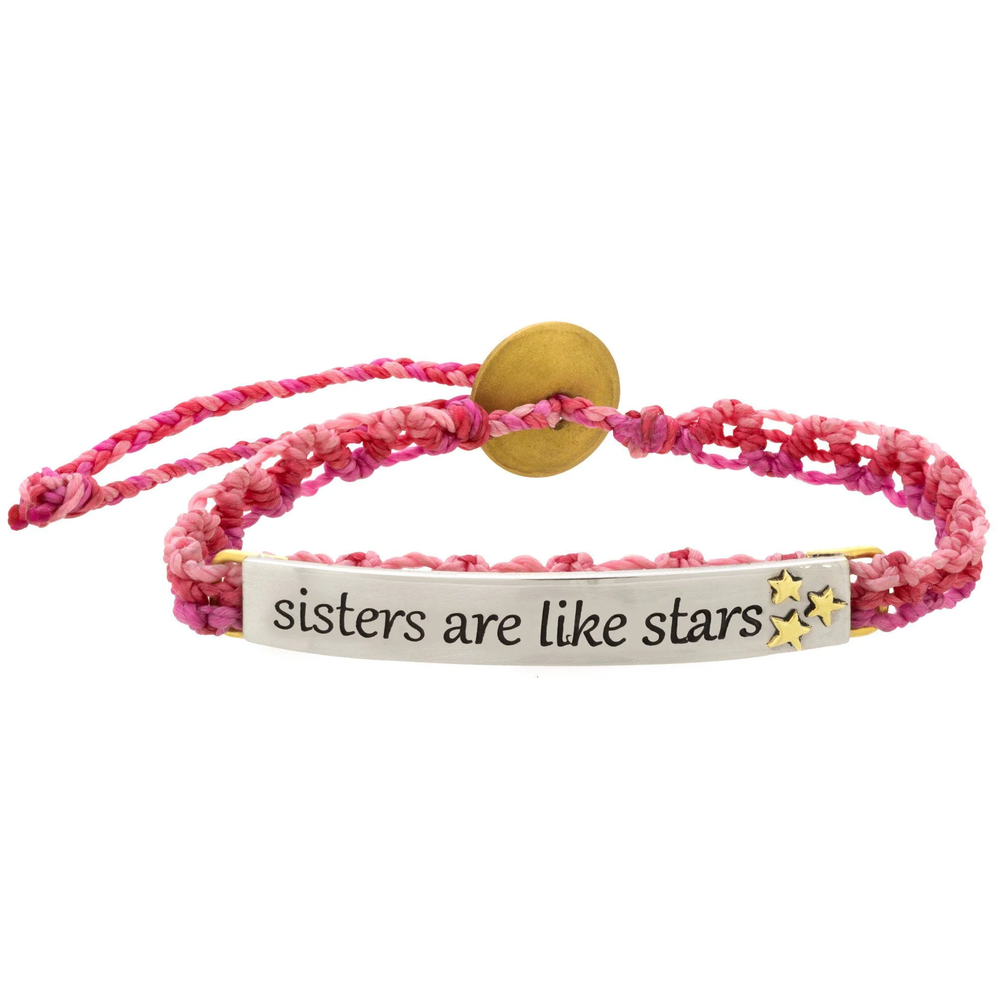Sisters are Like Stars Handwoven Bracelet - Image 3