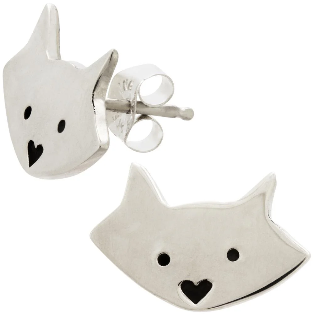 Cat Post Earrings - Image 2