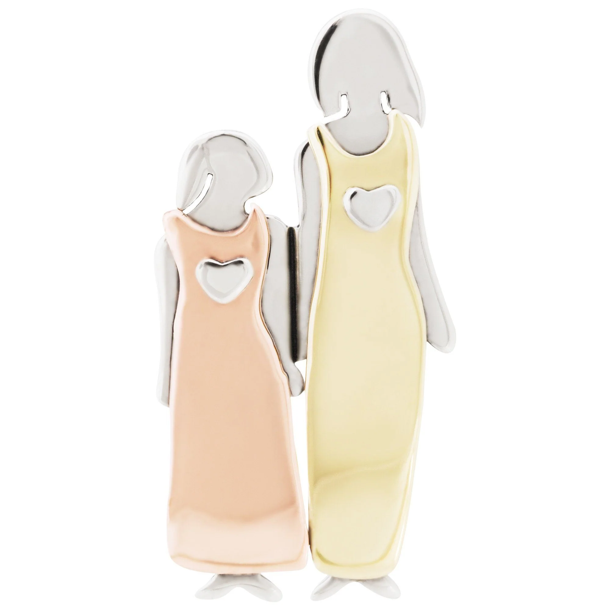 Mother & Daughter Love Mixed Metal Pin - Image 2