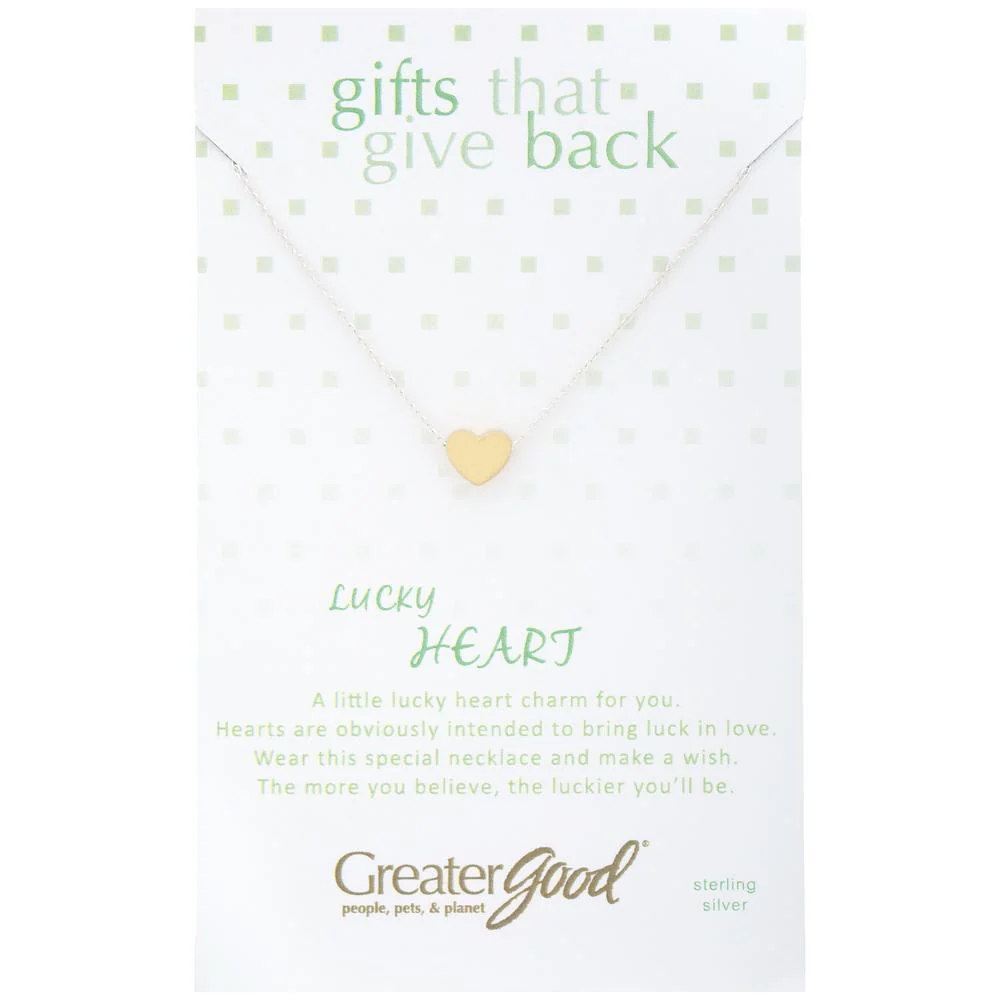 Lucky Heart Sterling Necklace - Image 2