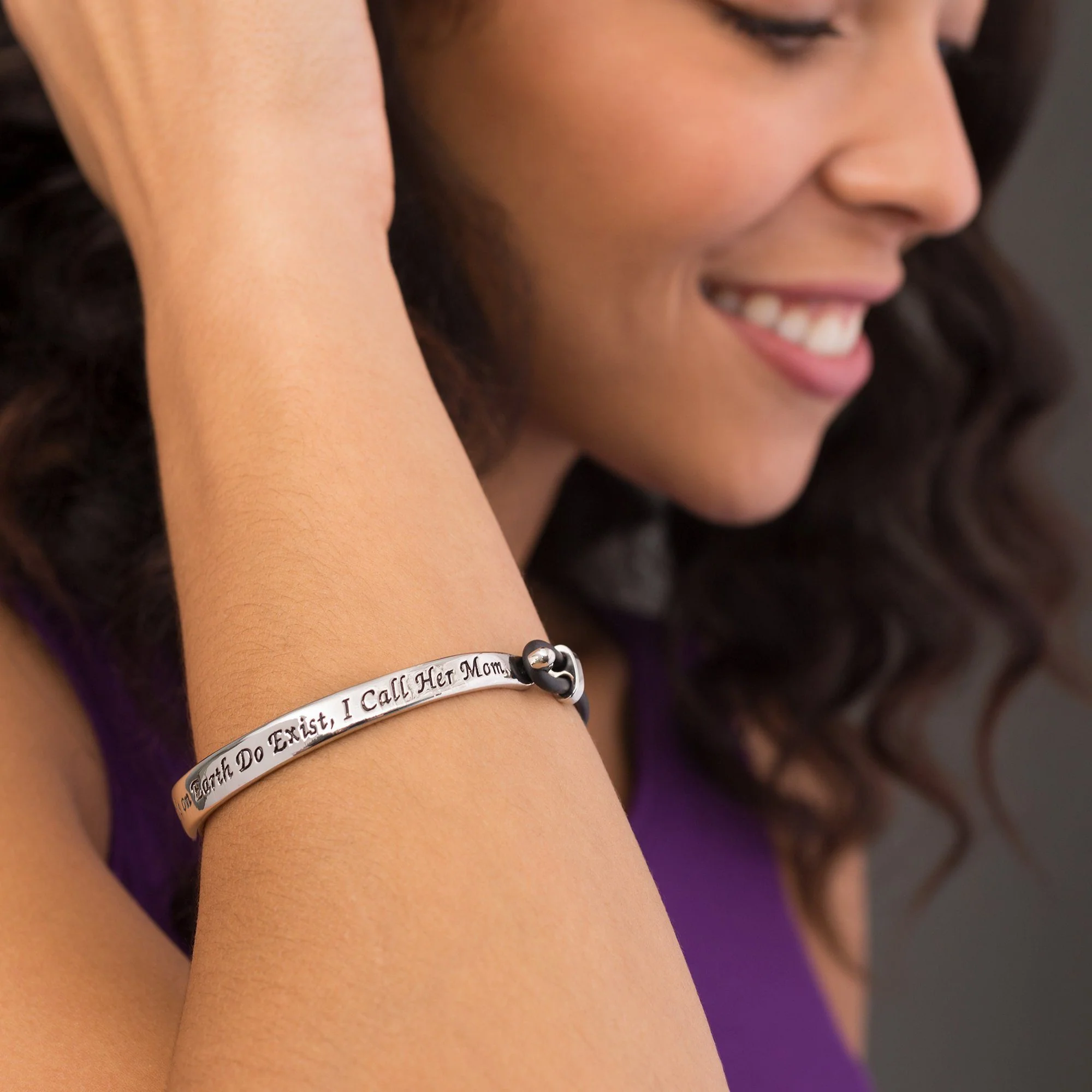 Moms are Angels on Earth Bracelet - Image 2