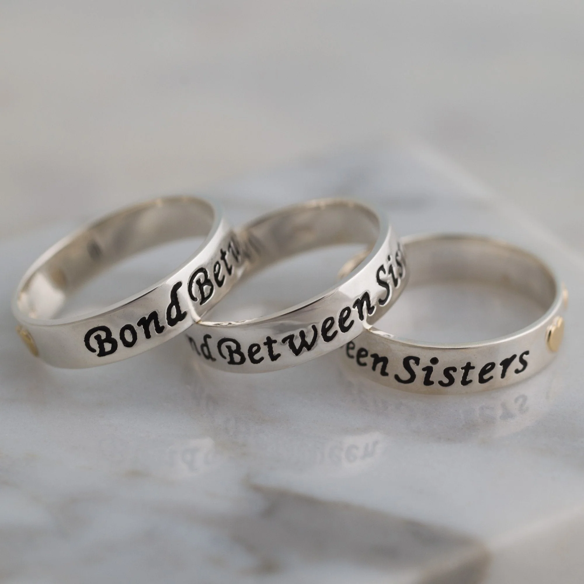 Bond Between Sisters Sterling Ring - Image 7