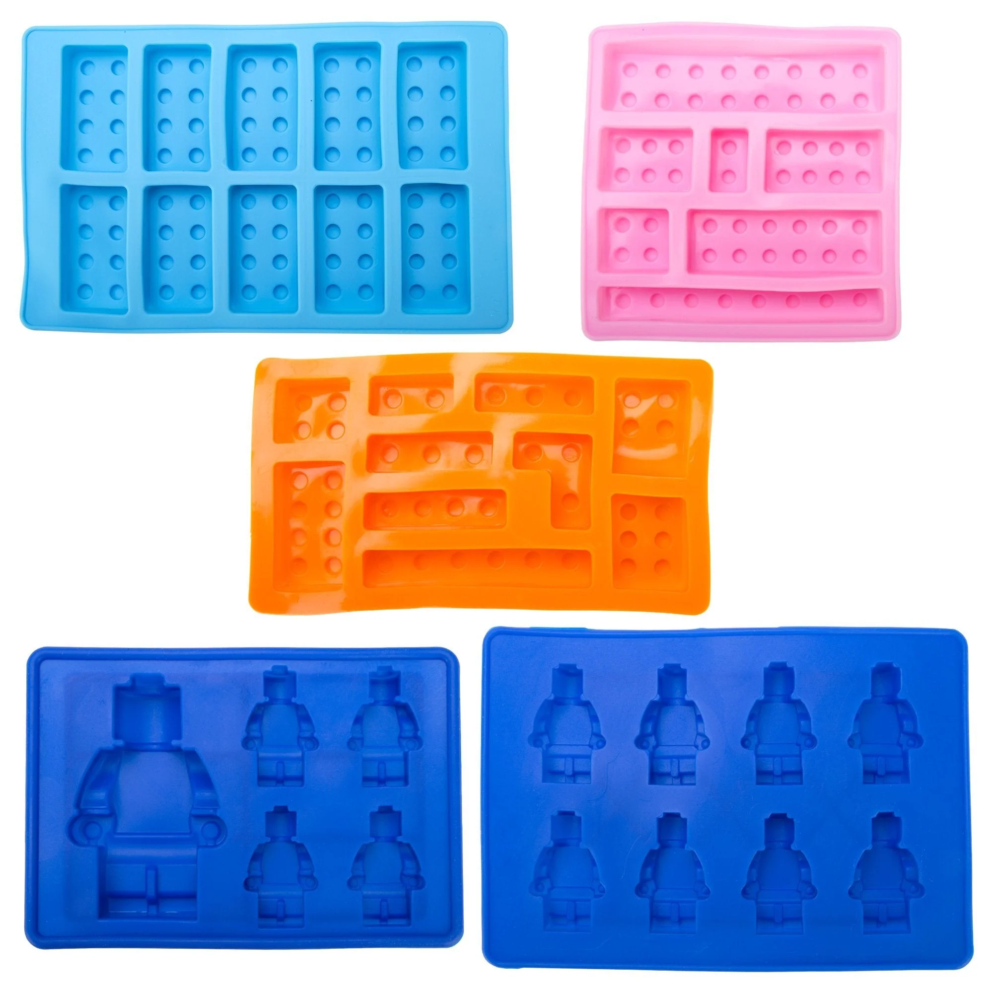 Building Blocks Novelty Ice Cube Trays - Set of 5 - Image 7