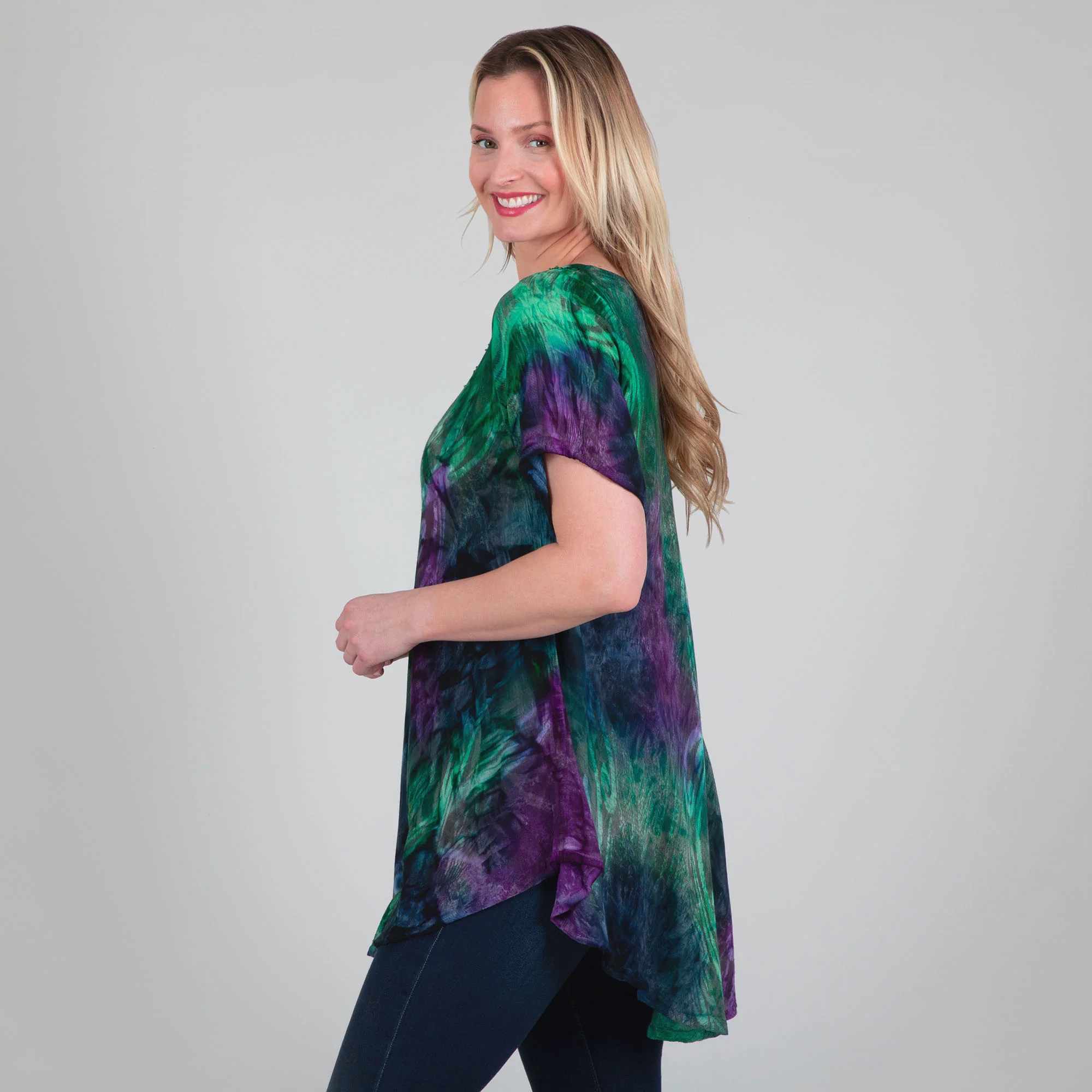 Peacock Love Tunic | Fair Trade - Image 7