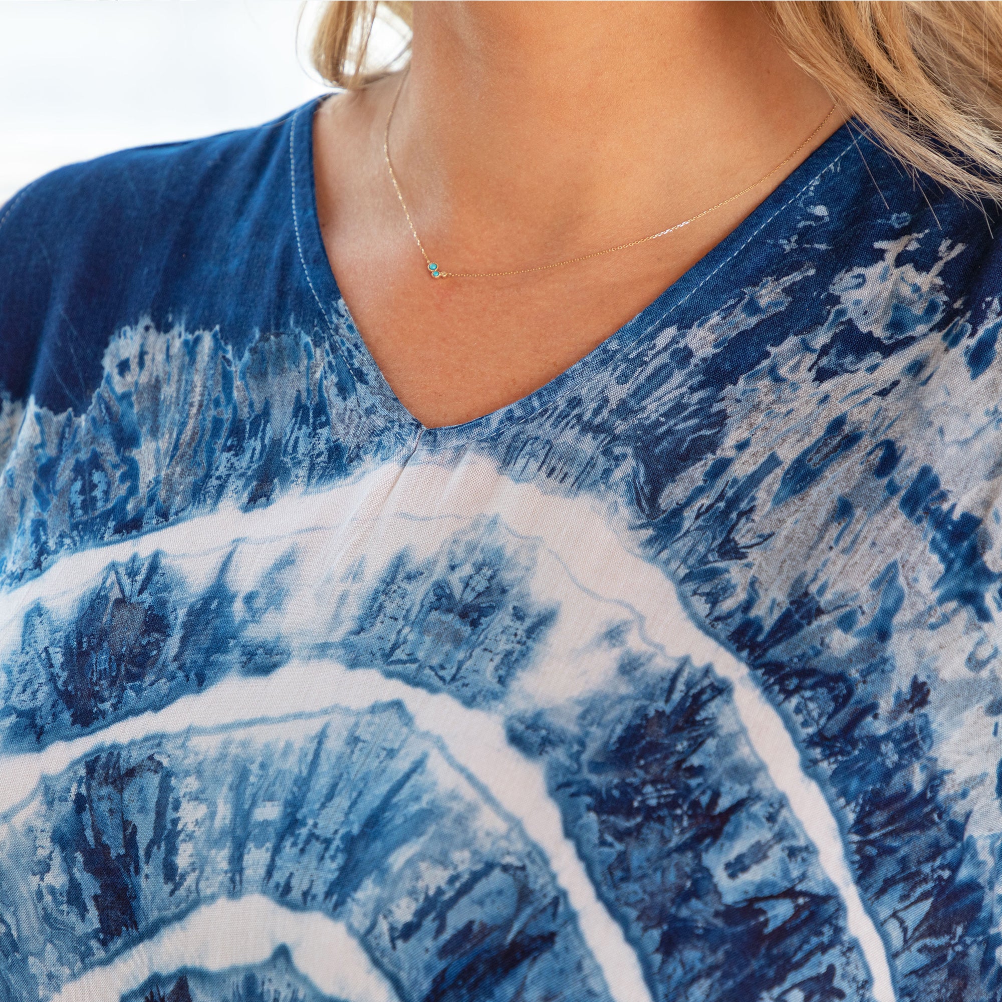 Indigo Garden Sleeveless Tunic - Image 5