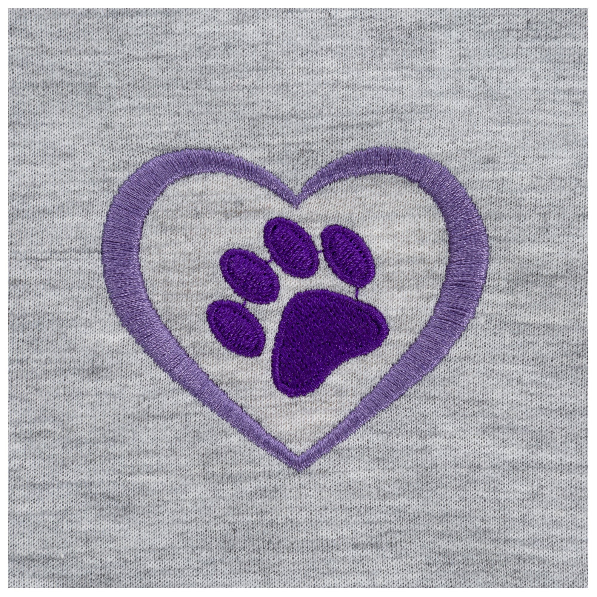 Purple Paw Pet Pouch Hooded Sweatshirt - Image 13