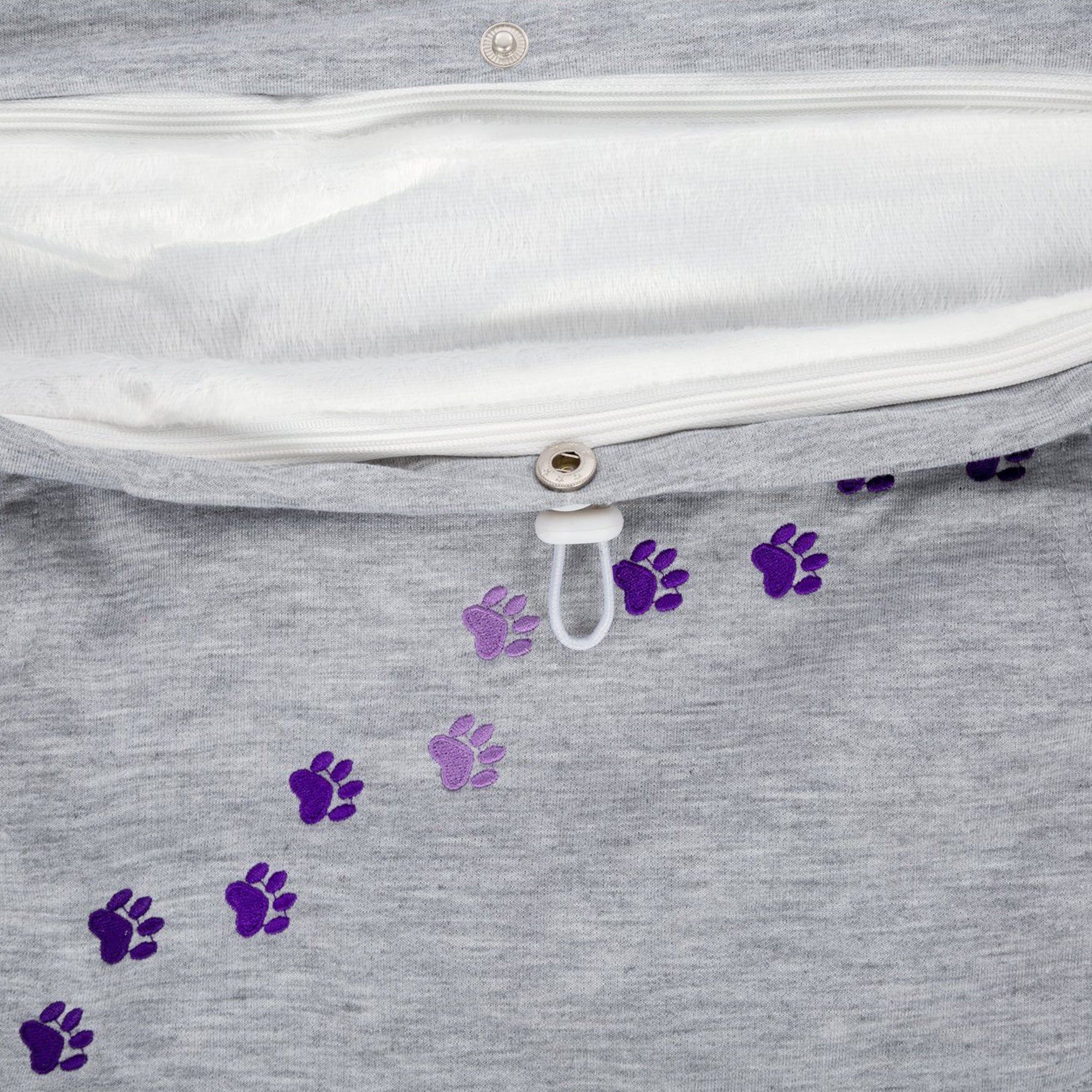 Purple Paw Pet Pouch Hooded Sweatshirt - Image 14
