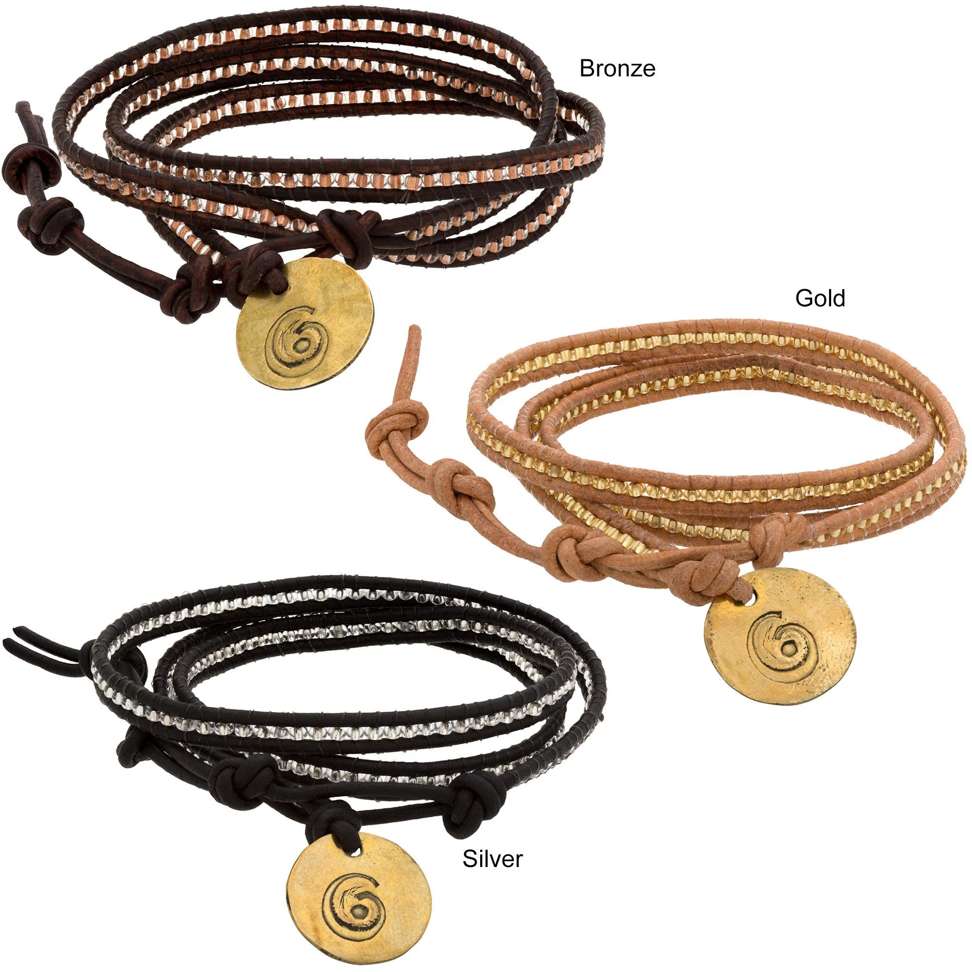 Classic Beaded Wrap Bracelet - Image 2