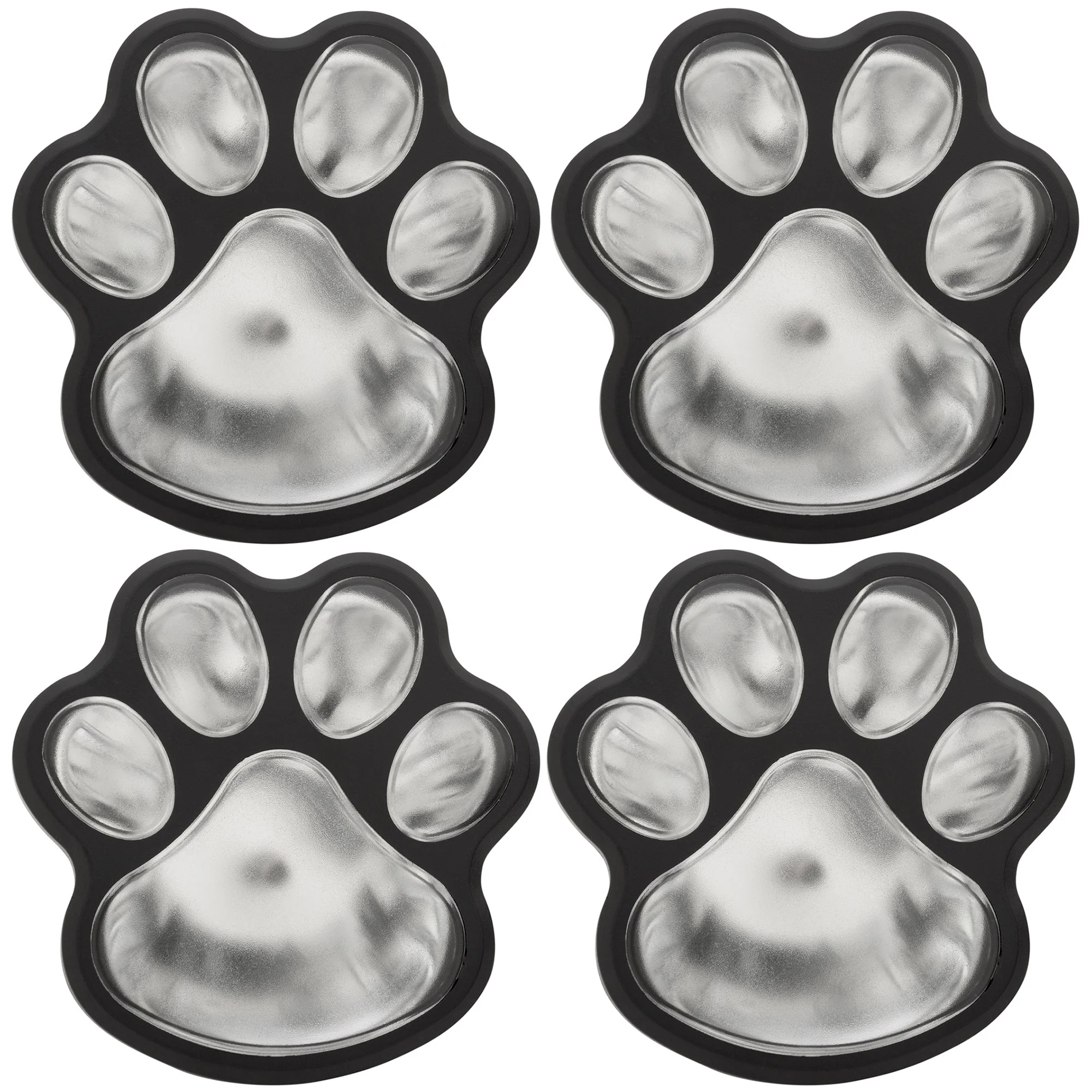 Paw Print Solar Ground Lights - Set of 4 - Image 6