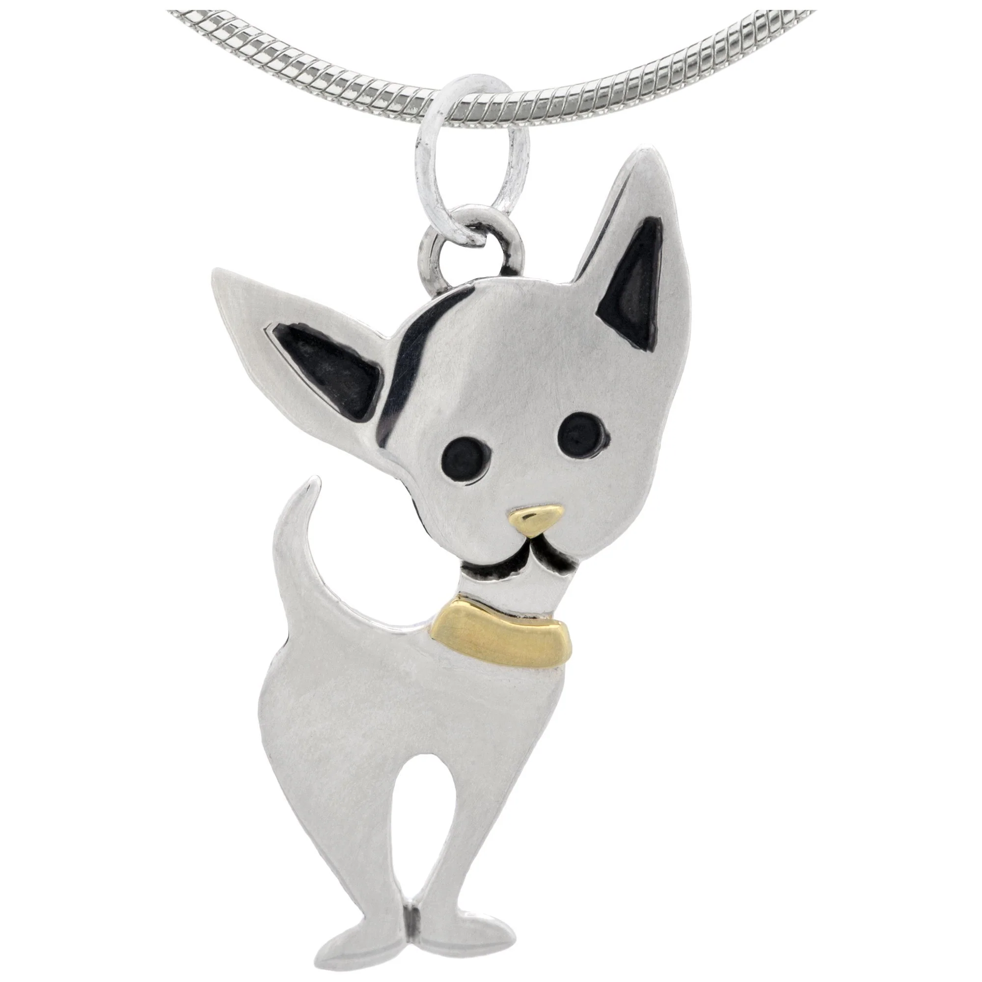 Darling Dog Mixed Metal Necklace - Image 3