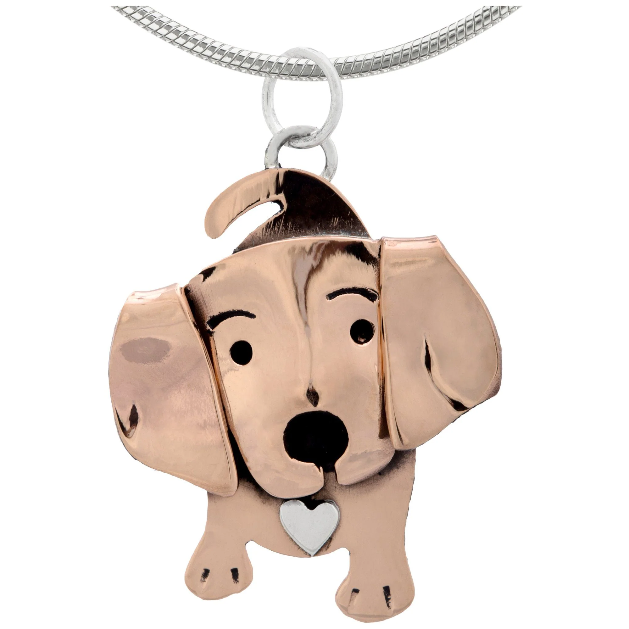Darling Dog Mixed Metal Necklace - Image 4