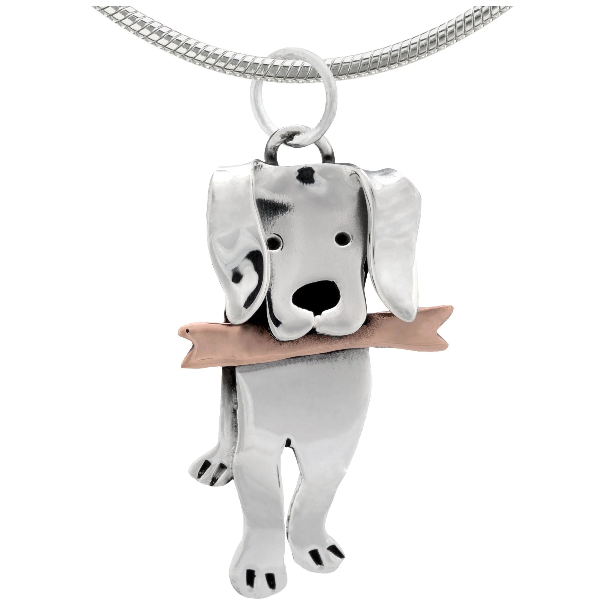 Darling Dog Mixed Metal Necklace - Image 5