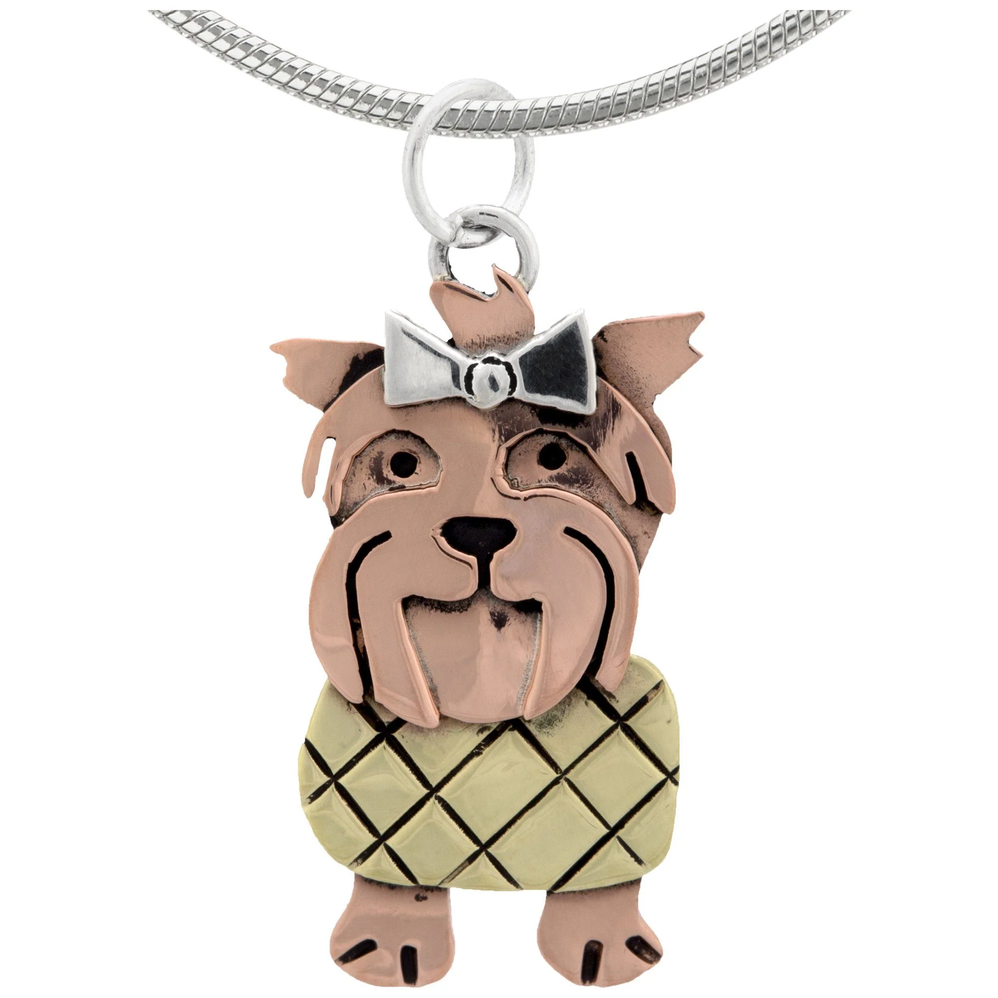 Darling Dog Mixed Metal Necklace - Image 6