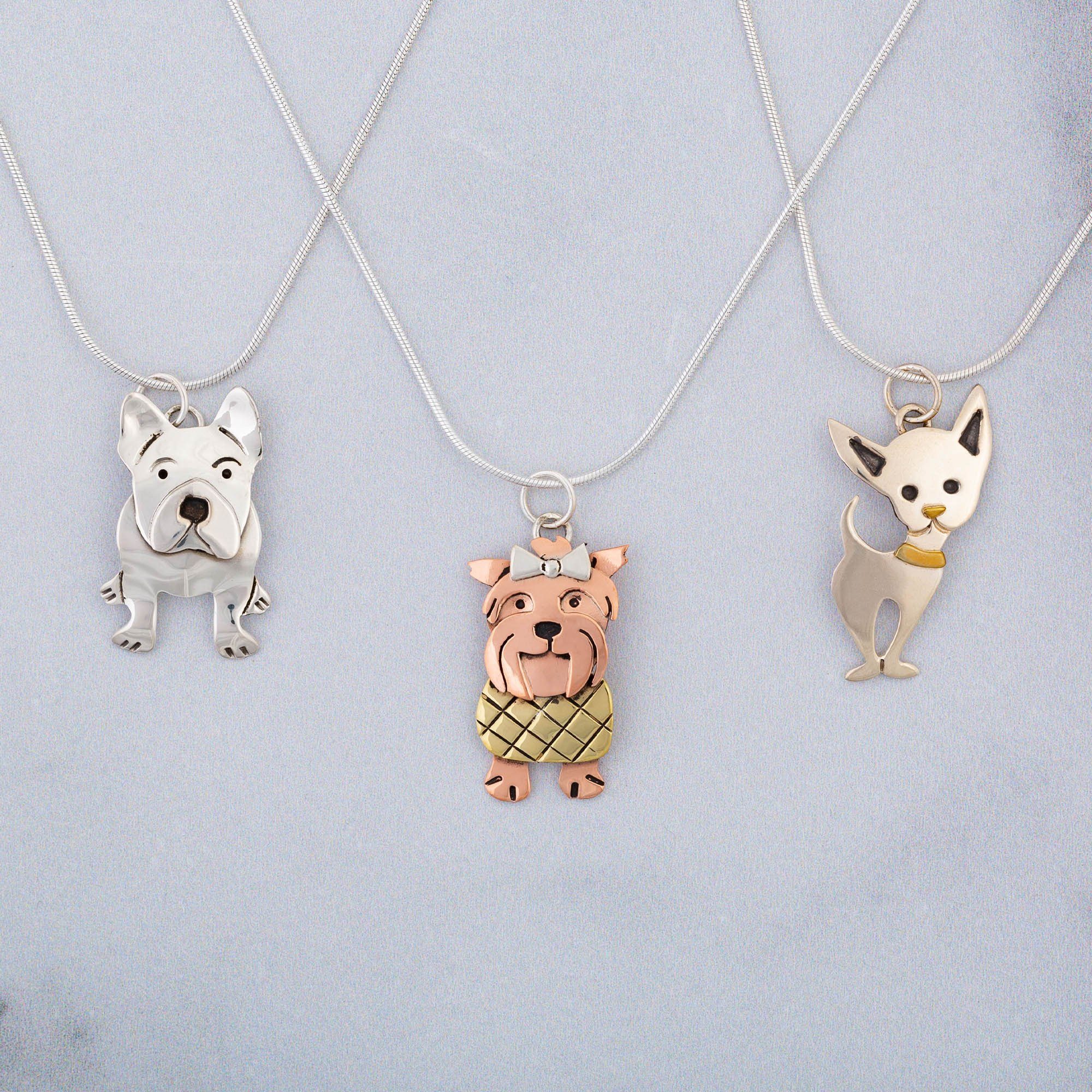 Darling Dog Mixed Metal Necklace - Image 8