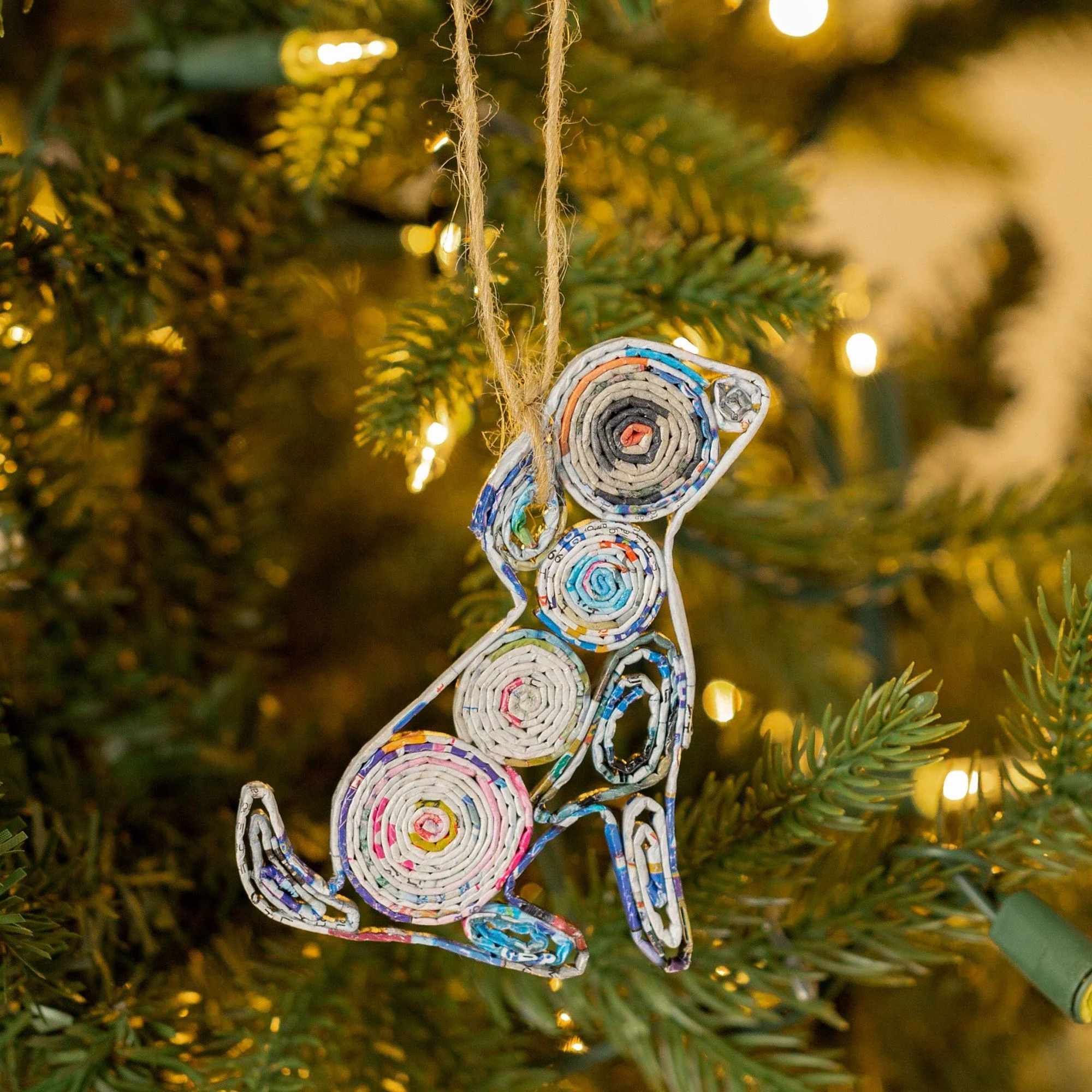 Recycled Magazine Ornament | Handmade, Fair Trade - Image 17