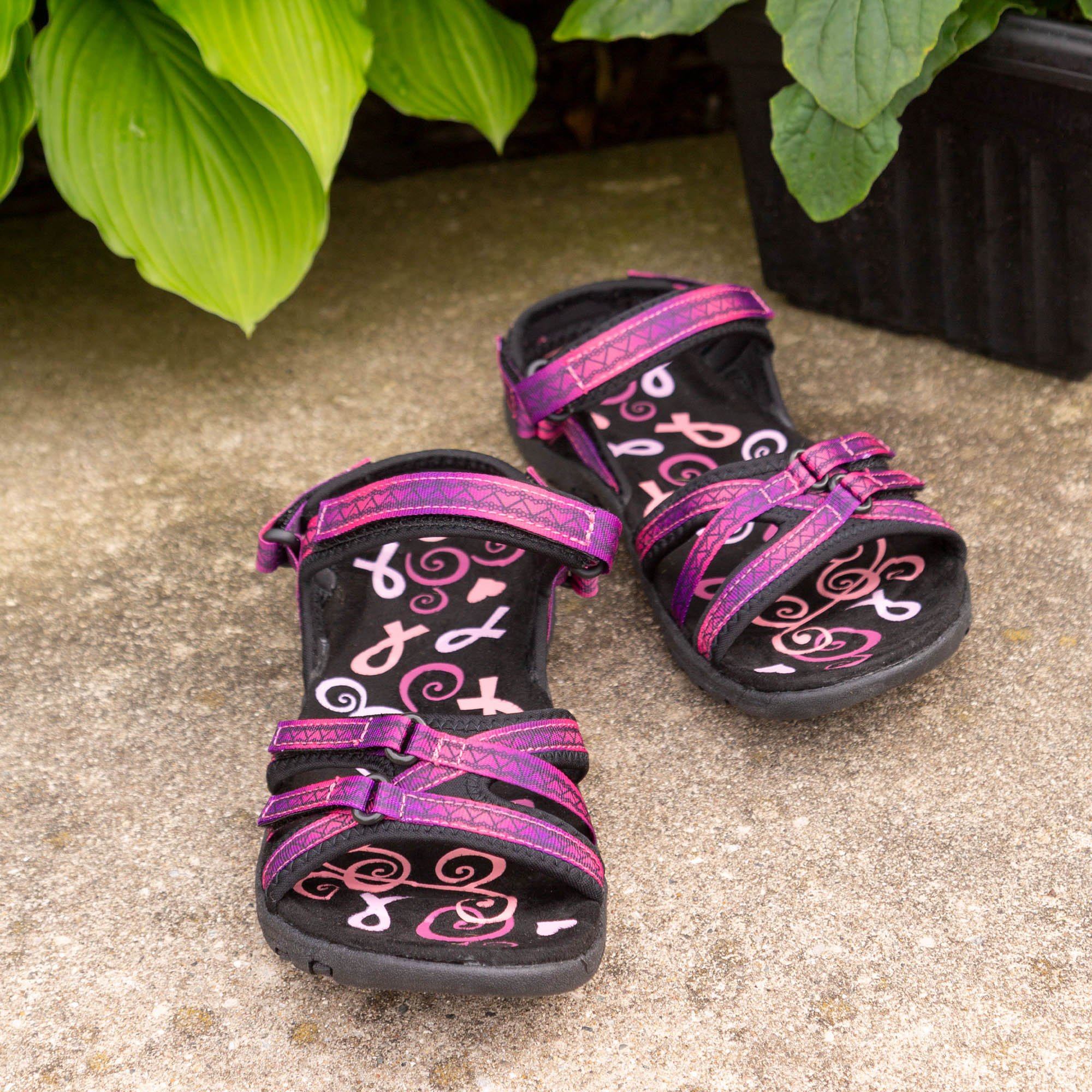 Ultralite™ Pink Ribbon Strappy Sport Sandals - Image 5