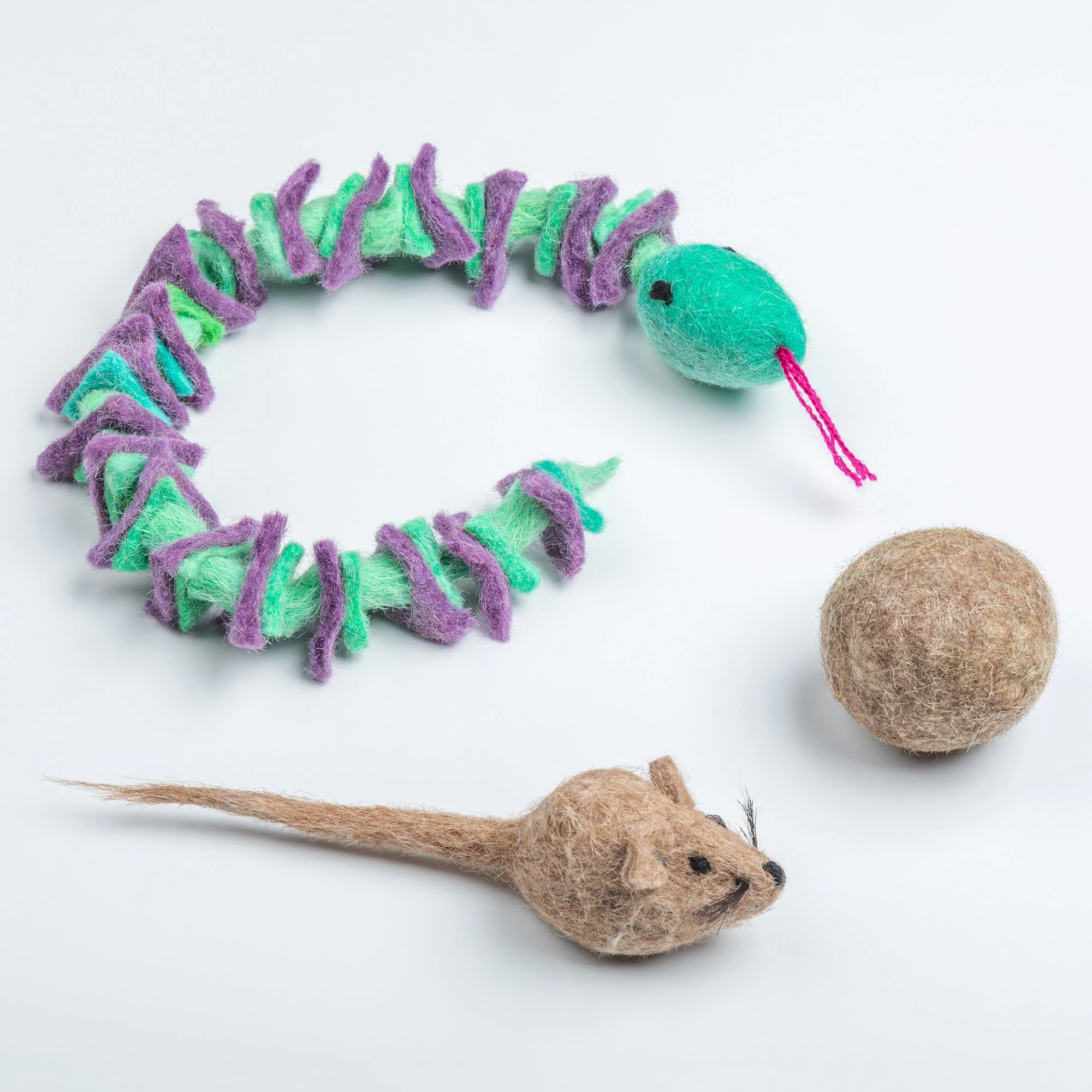 Handmade Felt Cat Toy - Image 9