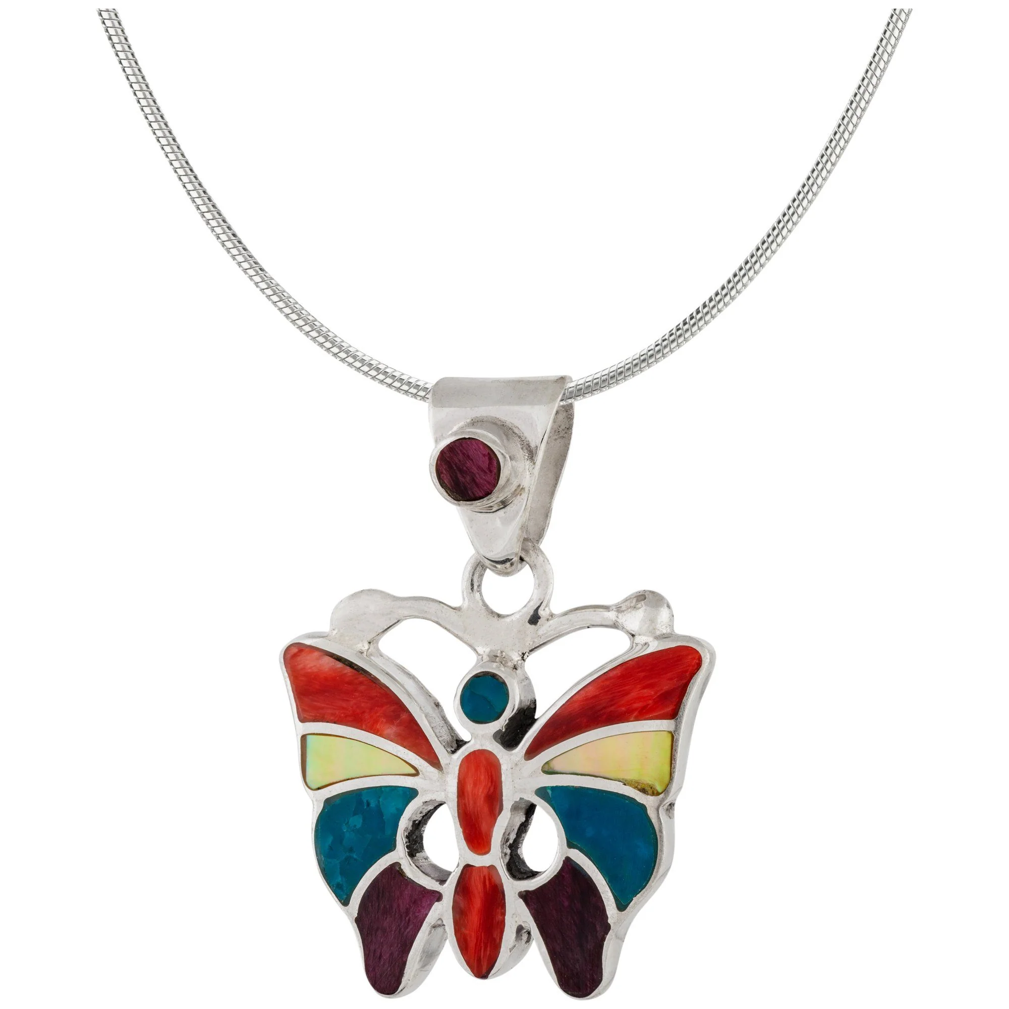 Earth's Splendor Gemstone & Sterling Necklace - Image 3