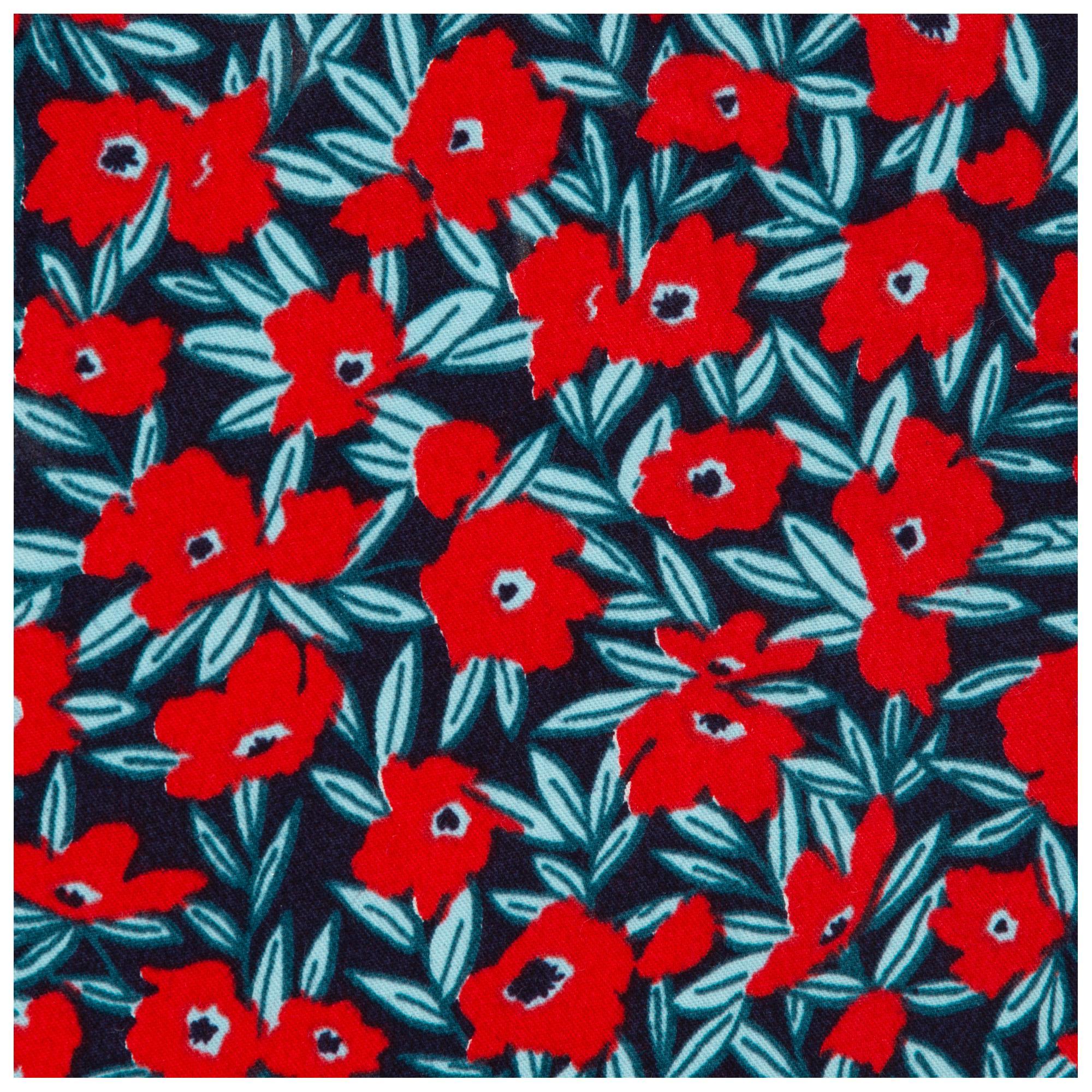 Aloha Red Poppies Midi Dress - Image 3