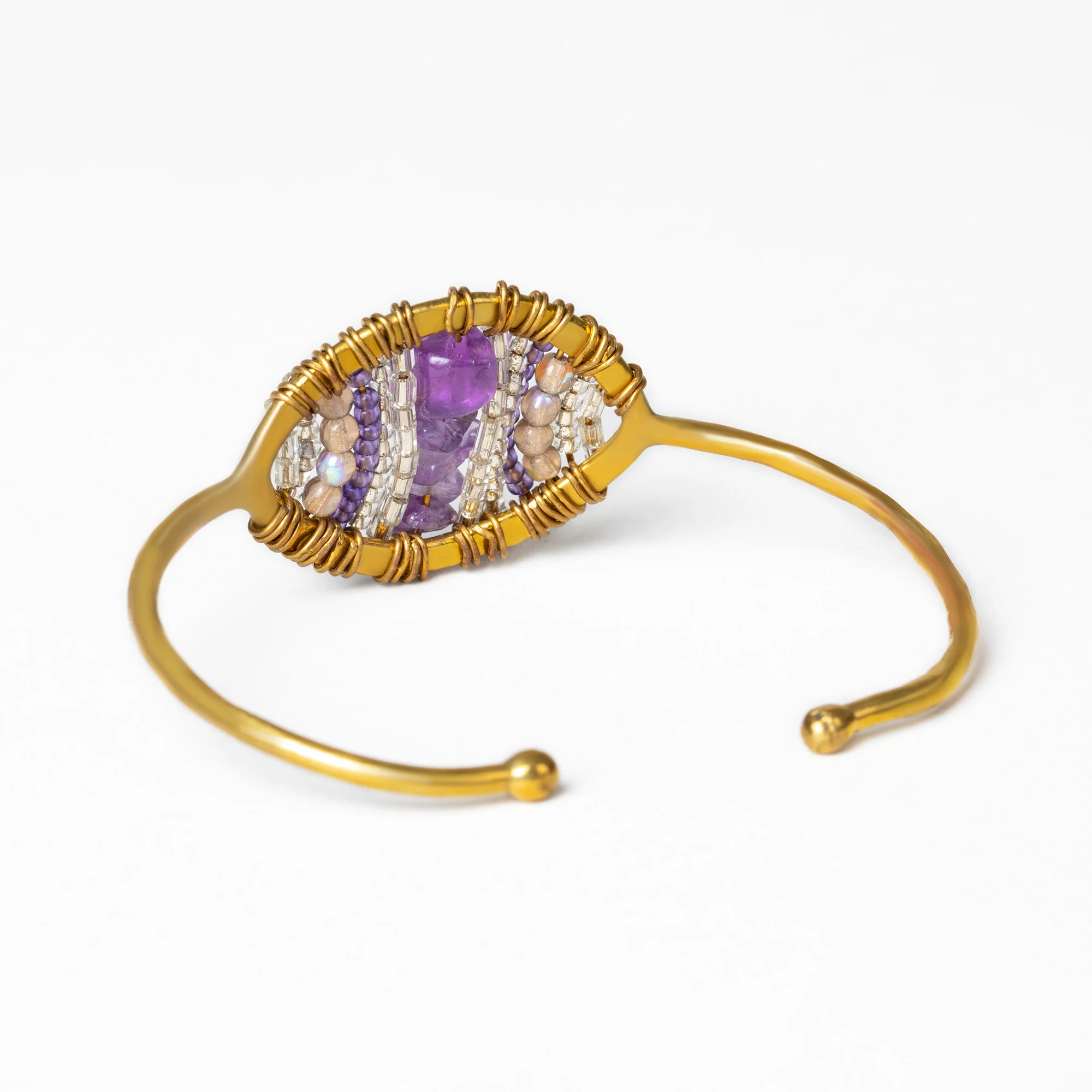 Maji Stone Cuff Bracelet - Image 4