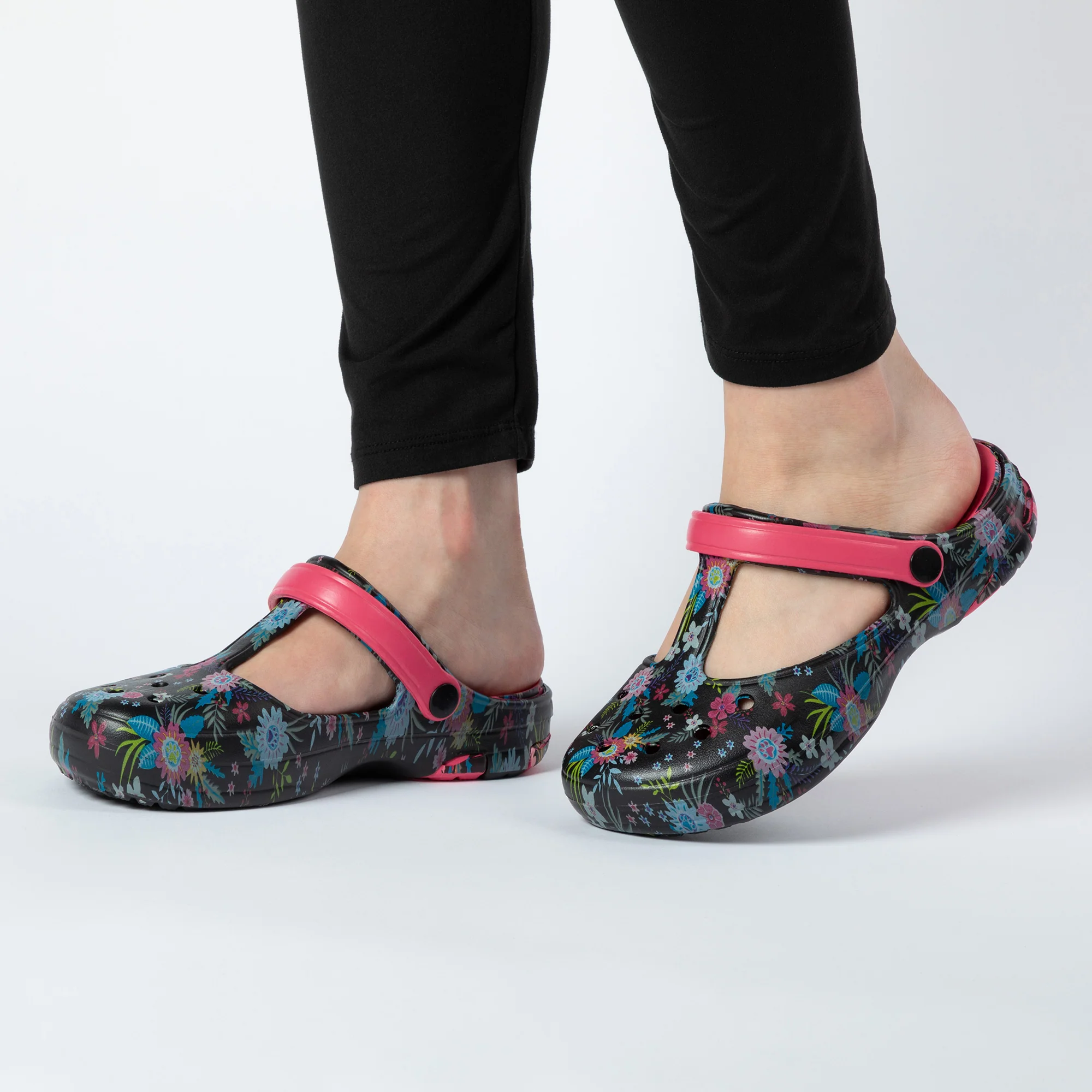 Multicolored Mary Jane Clogs - Image 11