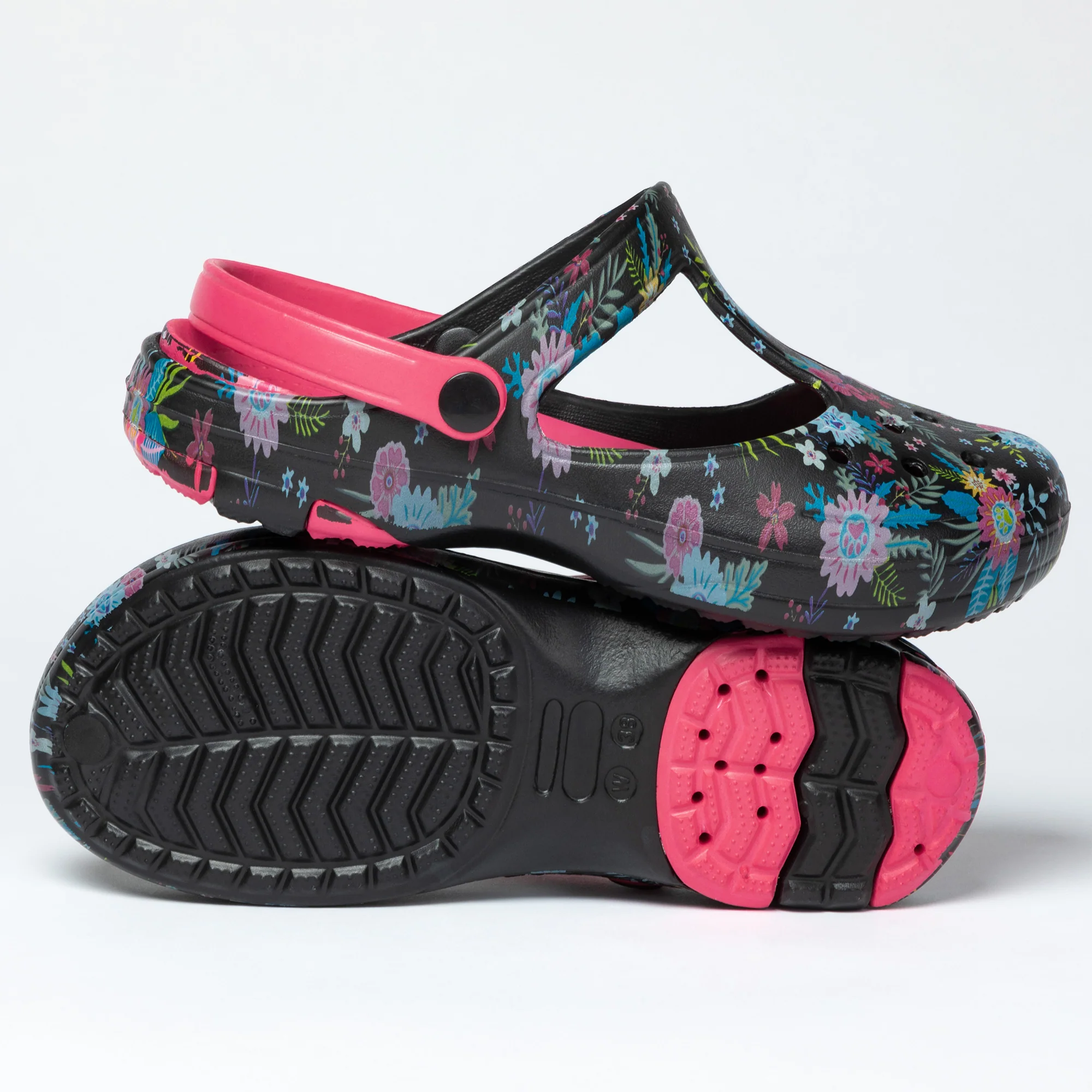 Multicolored Mary Jane Clogs - Image 13