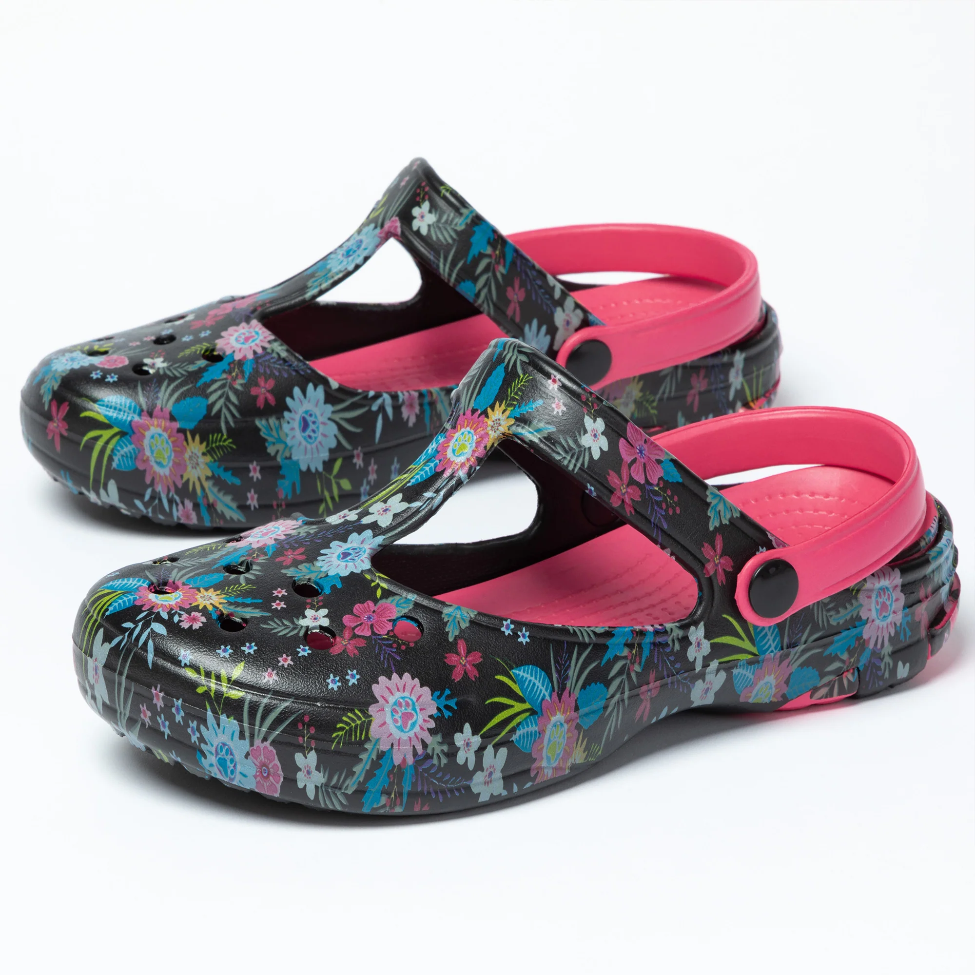 Multicolored Mary Jane Clogs - Image 14