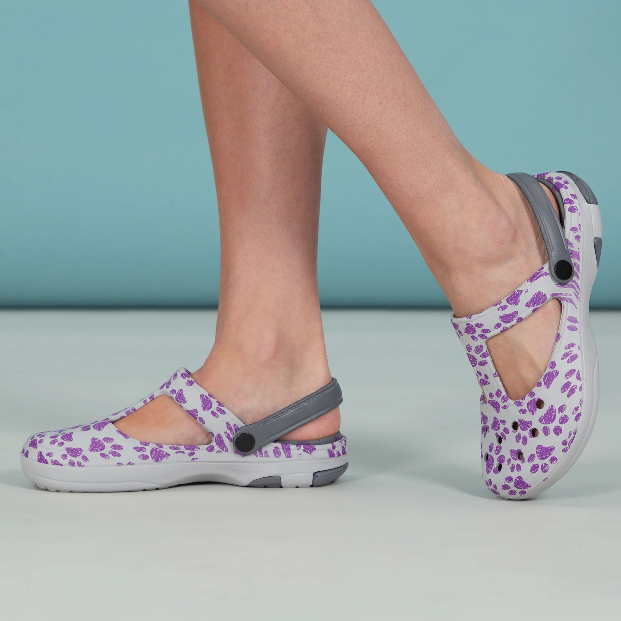 Multicolored Mary Jane Clogs - Image 30