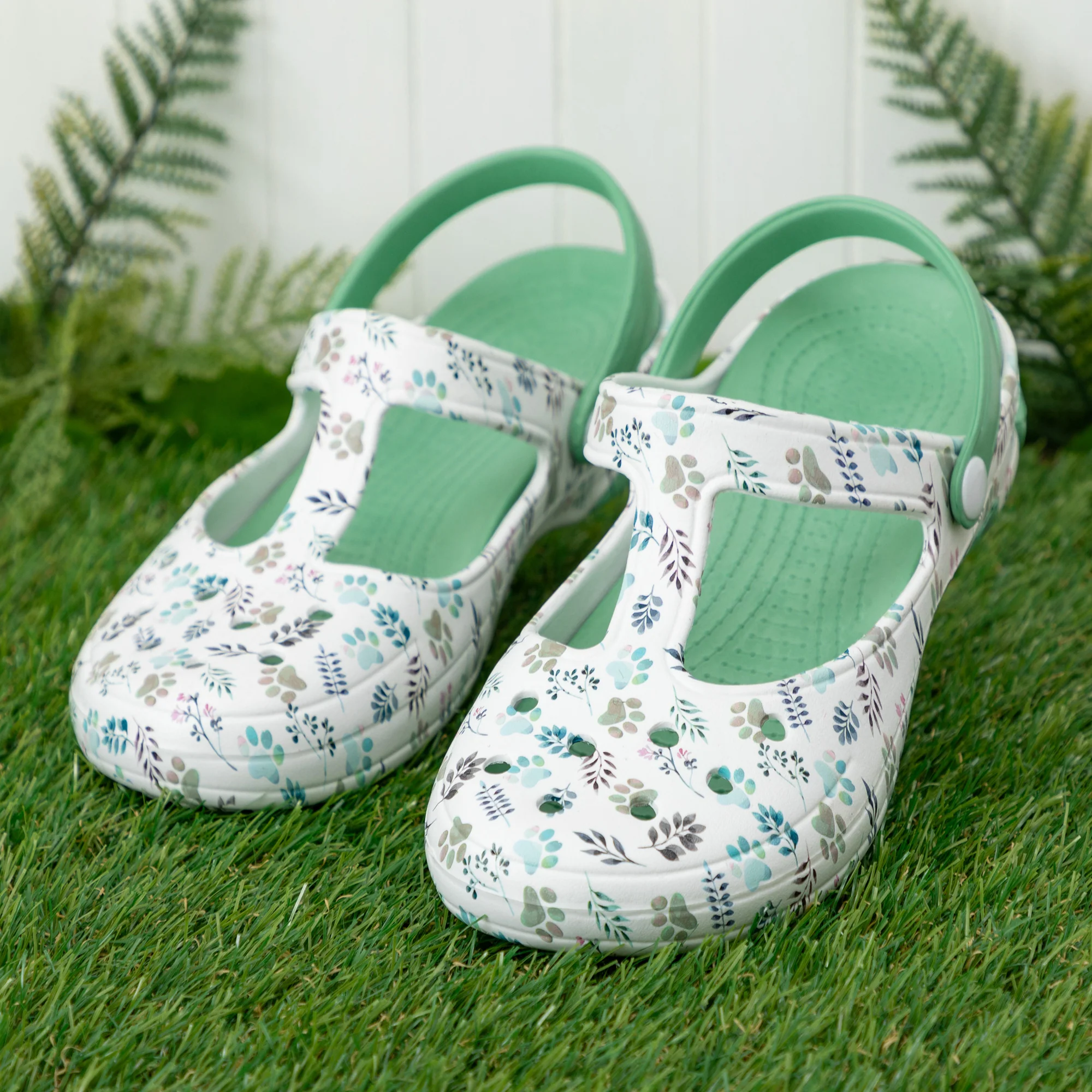 Multicolored Mary Jane Clogs - Image 4