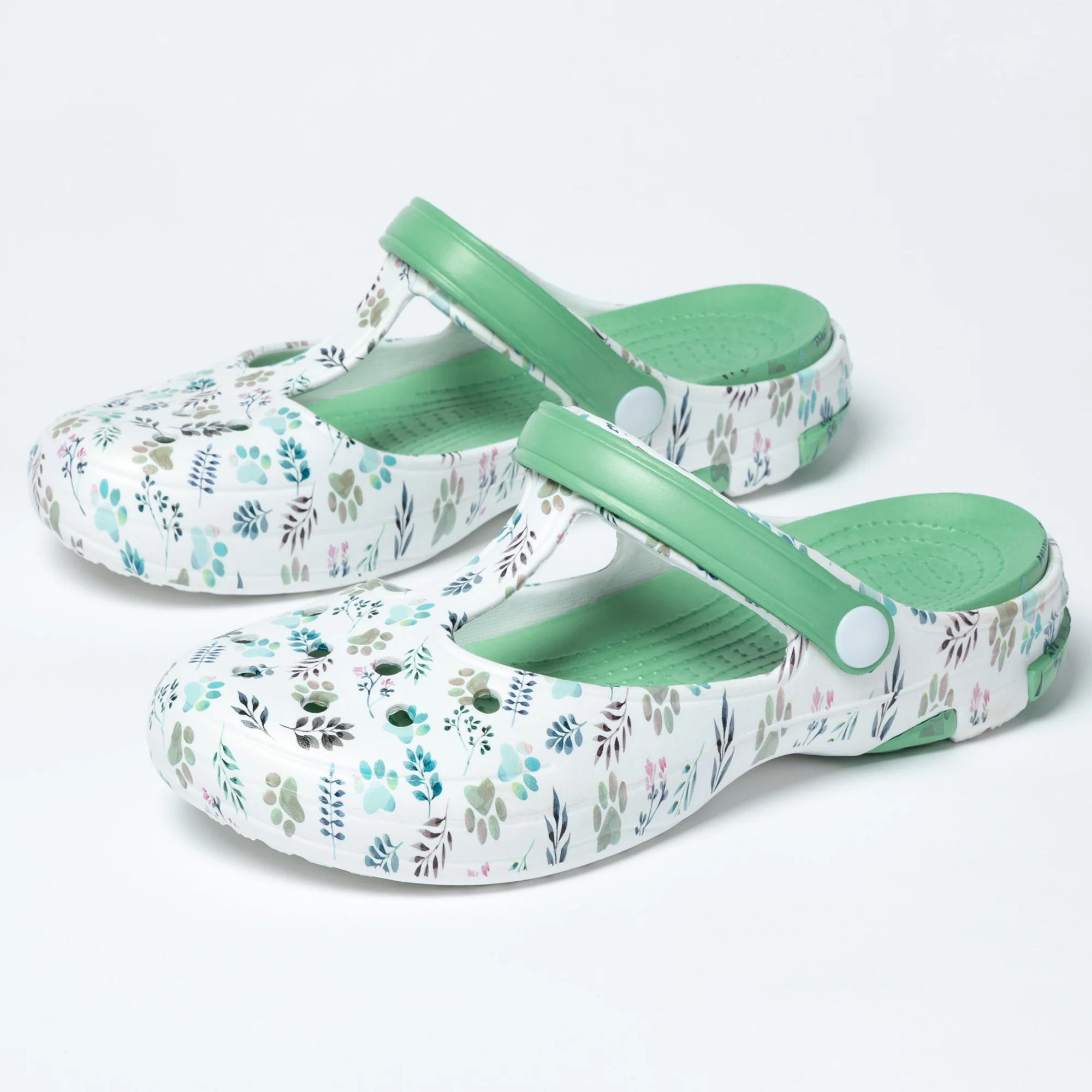 Multicolored Mary Jane Clogs - Image 9