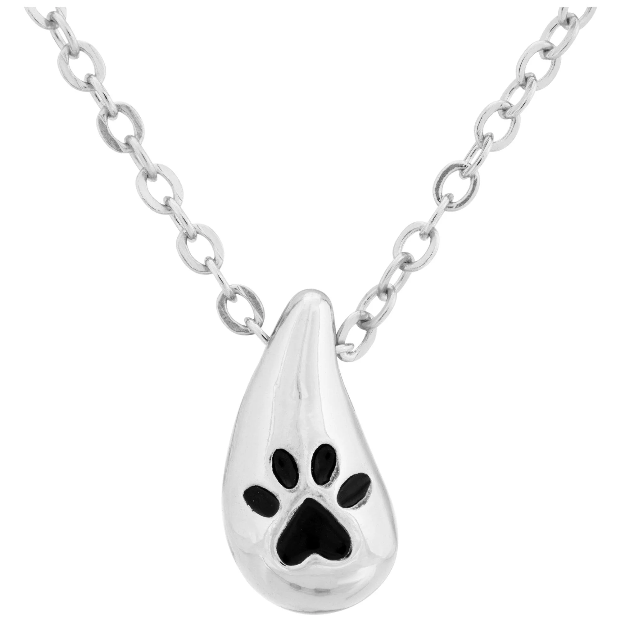 Always With Me Paw Teardrop Necklace - Image 2