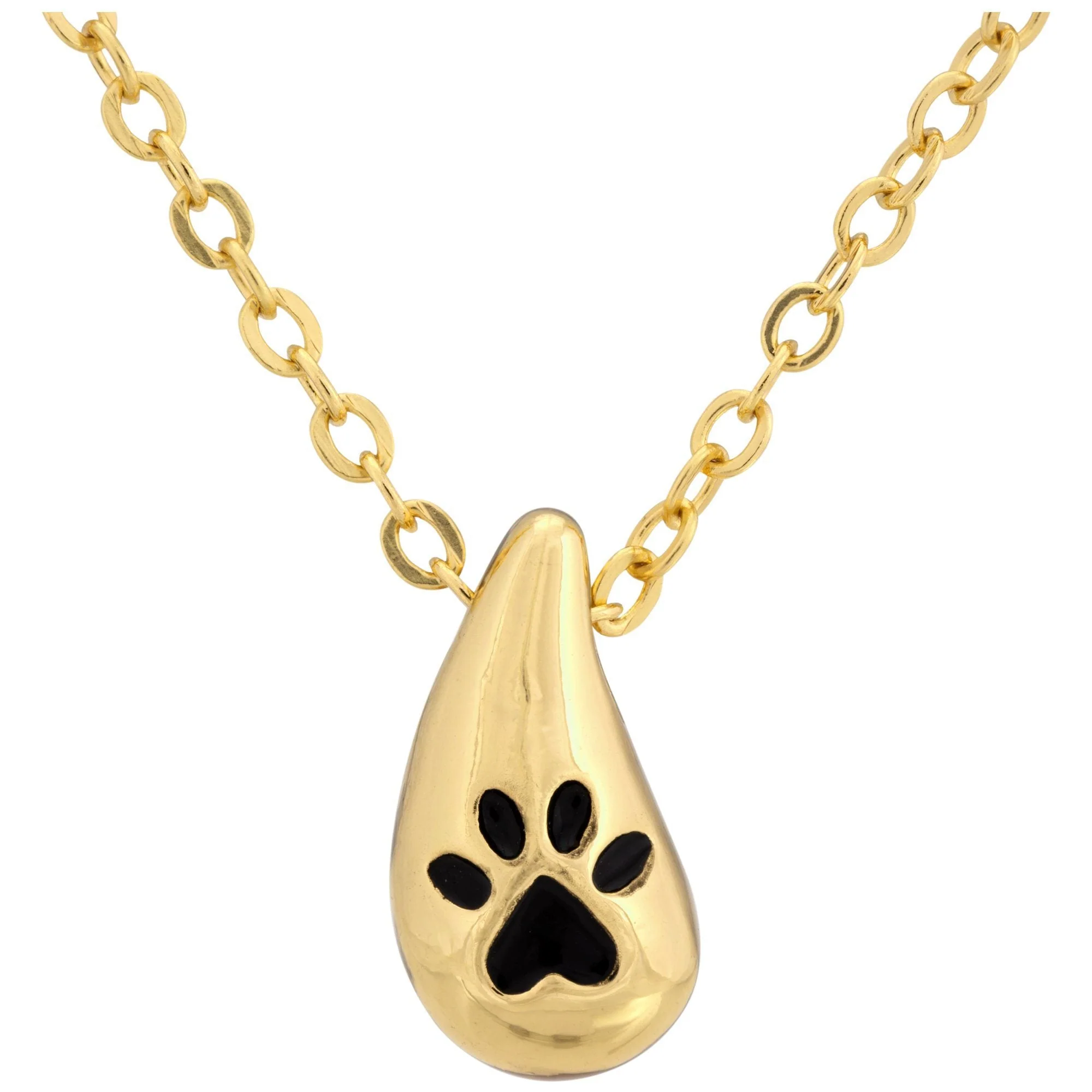 Always With Me Paw Teardrop Necklace - Image 5