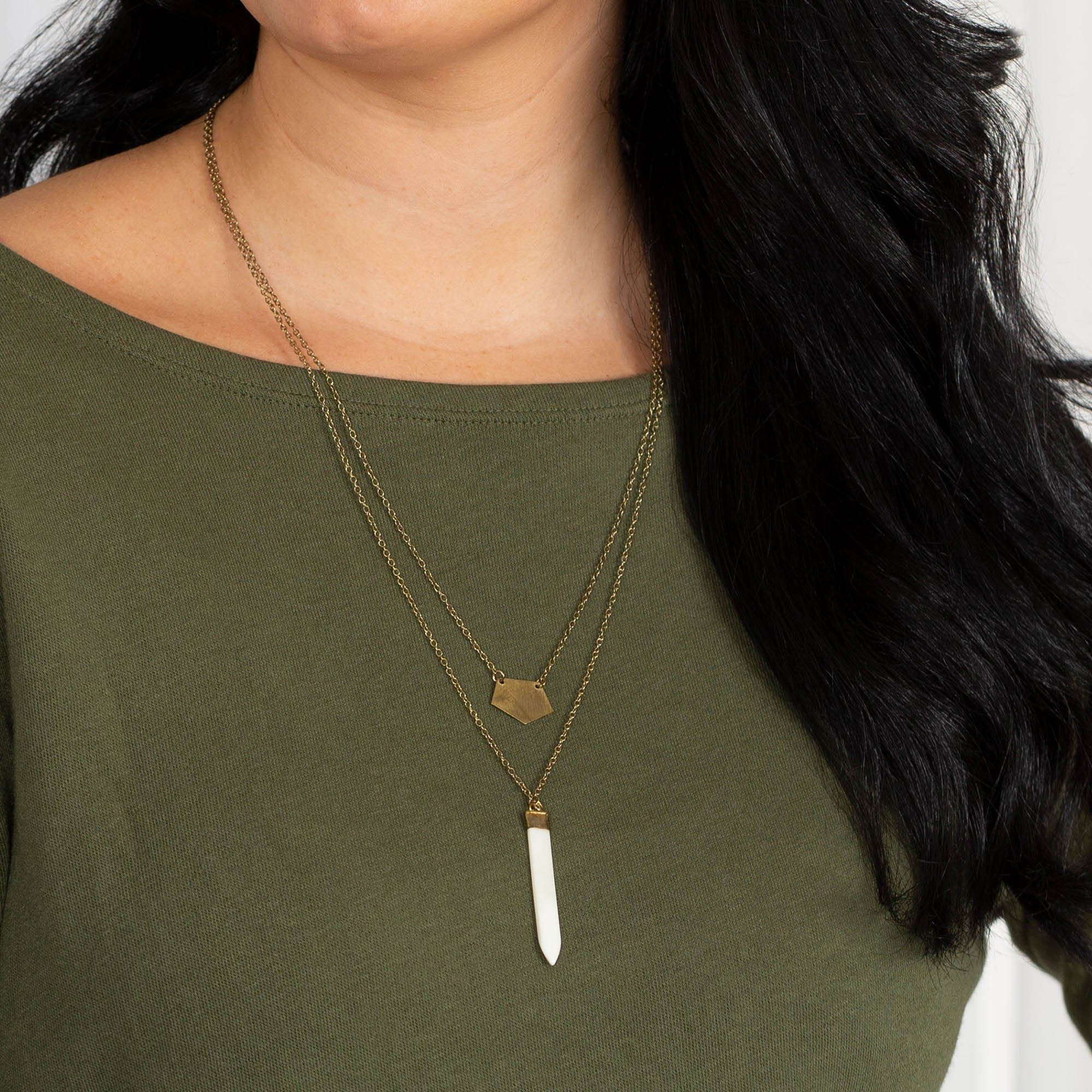 Layered Spike Necklace - Image 3