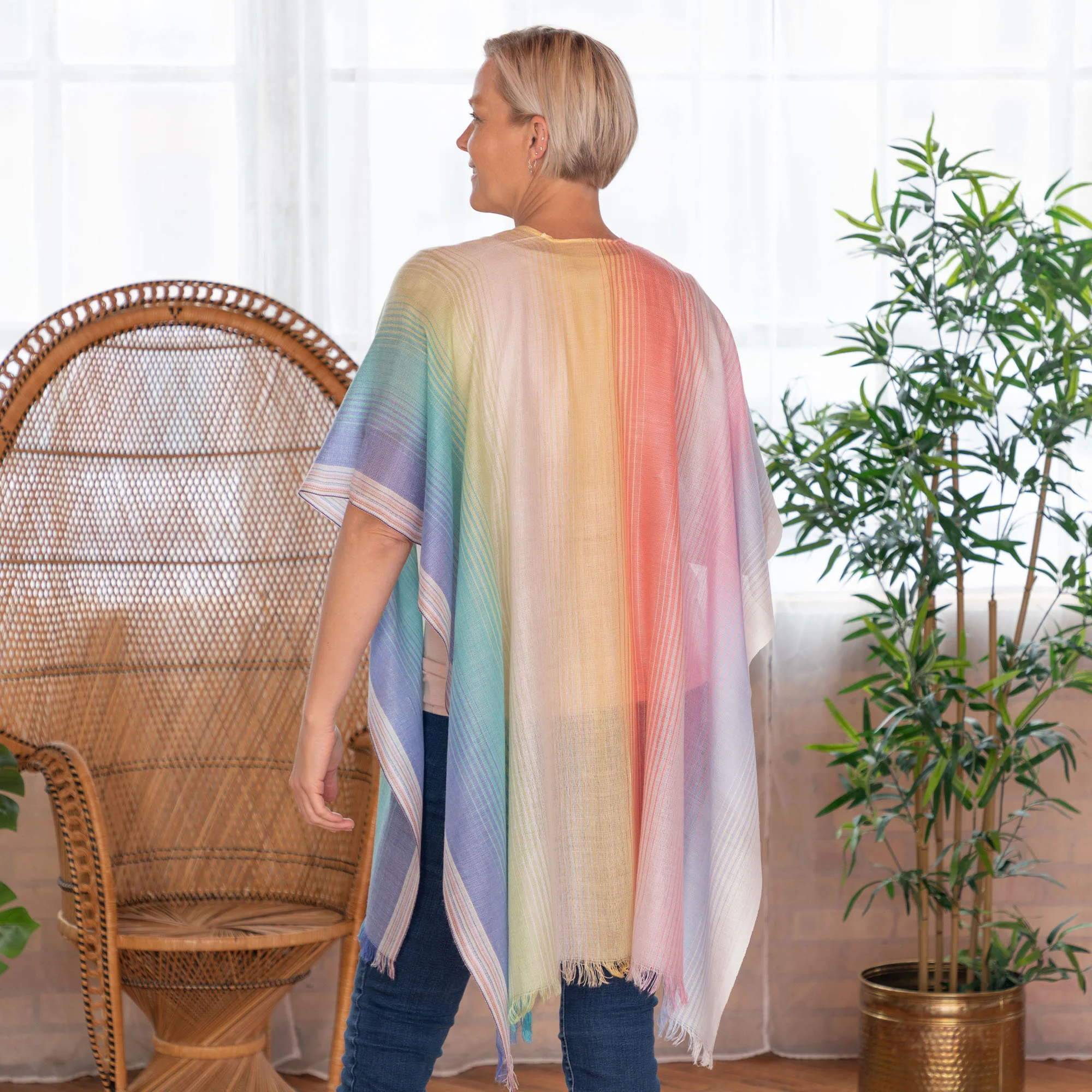 Handwoven Kimono Cover-Up | Fair Trade - Image 24