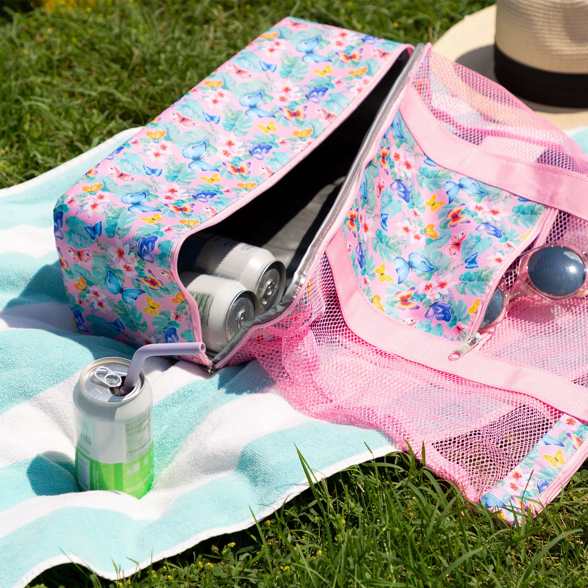 Floral Delight Butterfly Cooler Bag - Image 2