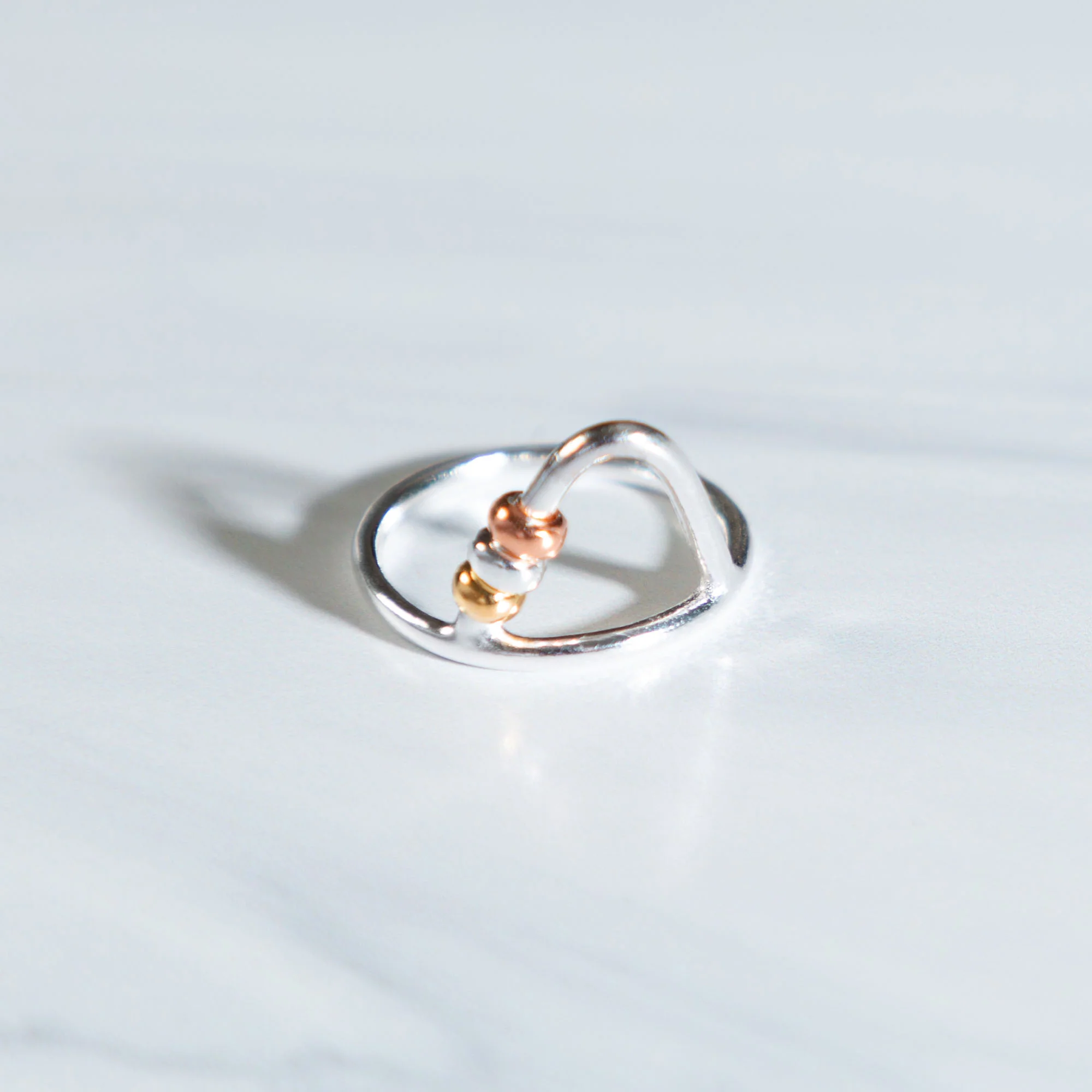 Up & Over Sterling Silver Fidget Ring - Image 3