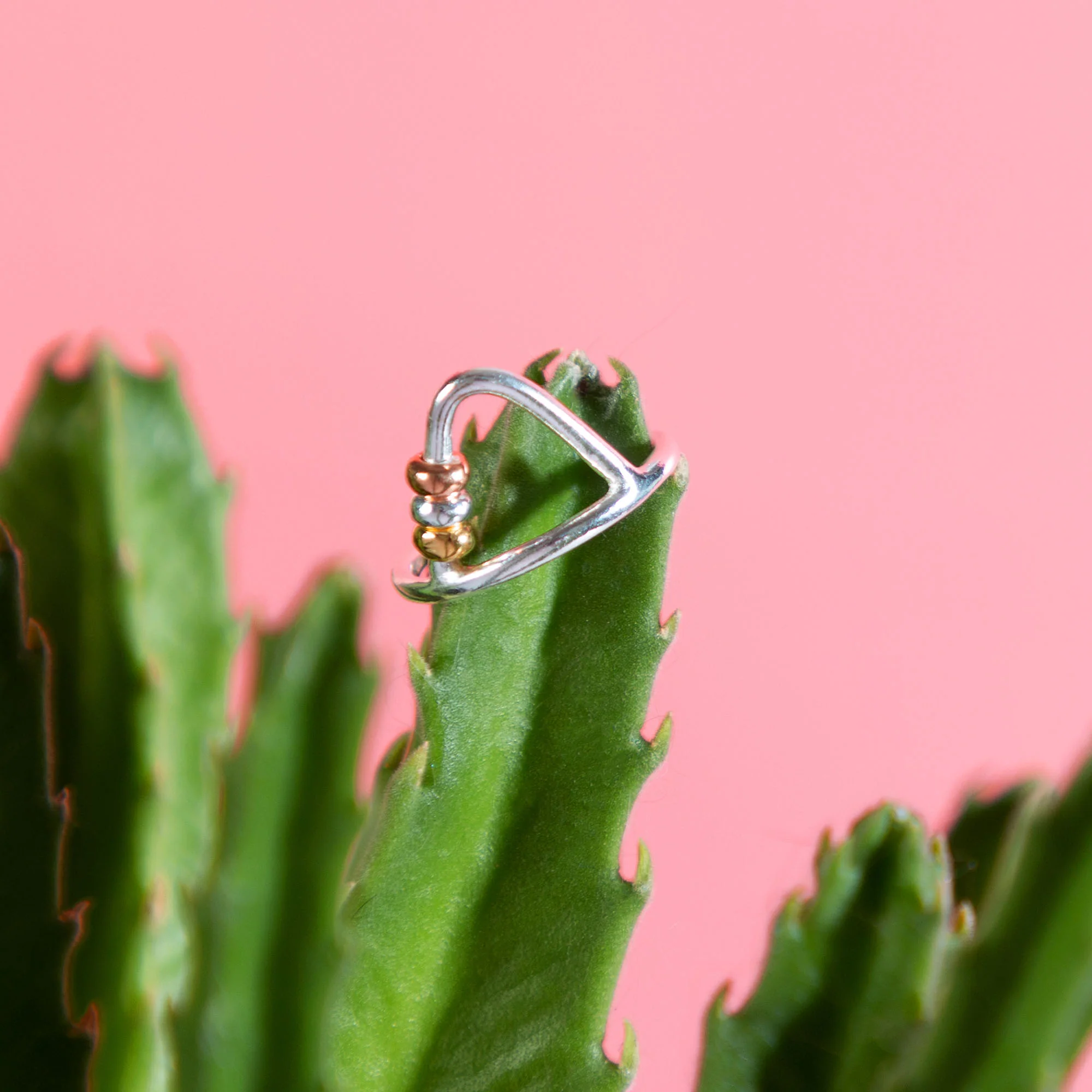 Up & Over Sterling Silver Fidget Ring - Image 5