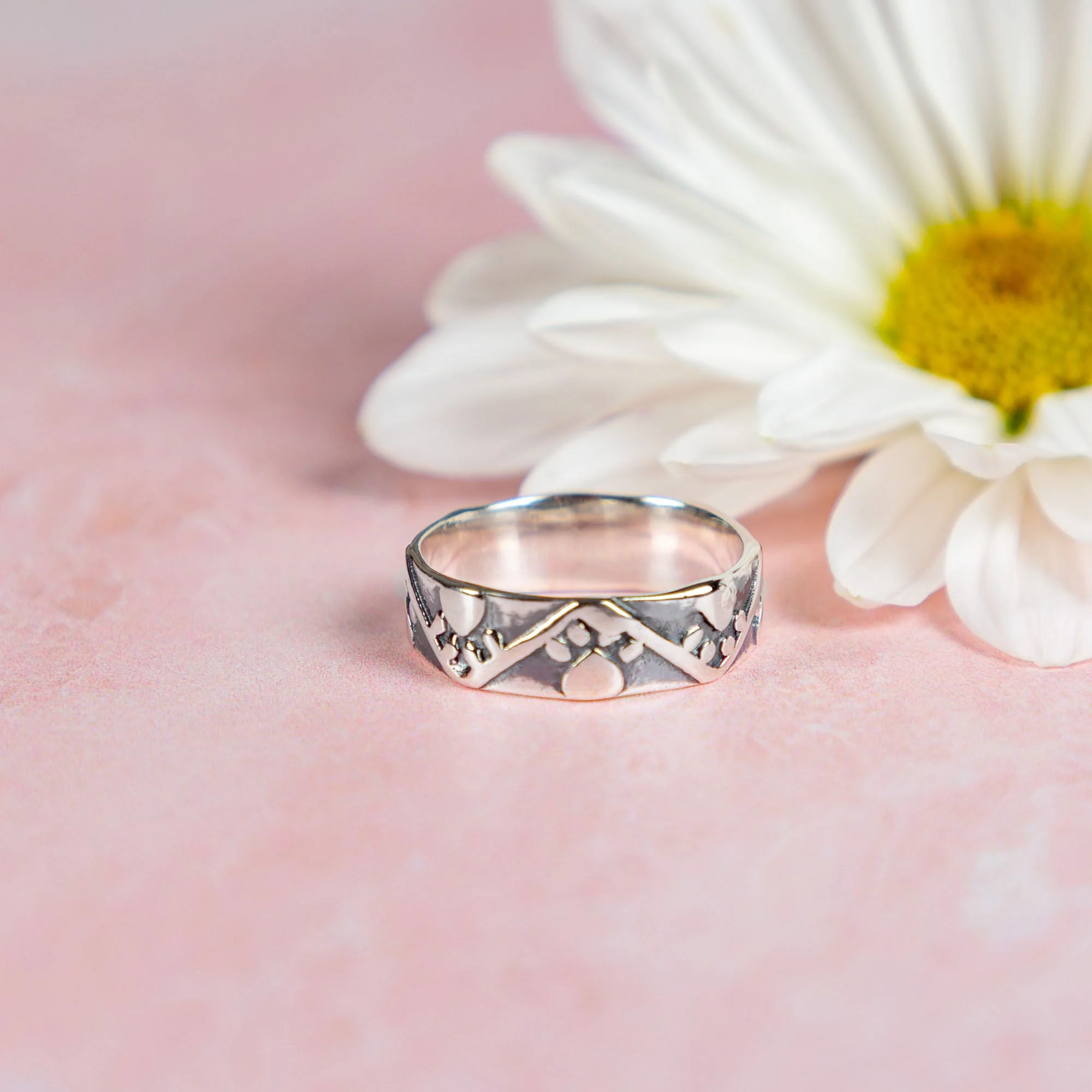 Zig Zag Paw Sterling Silver Ring - Image 3