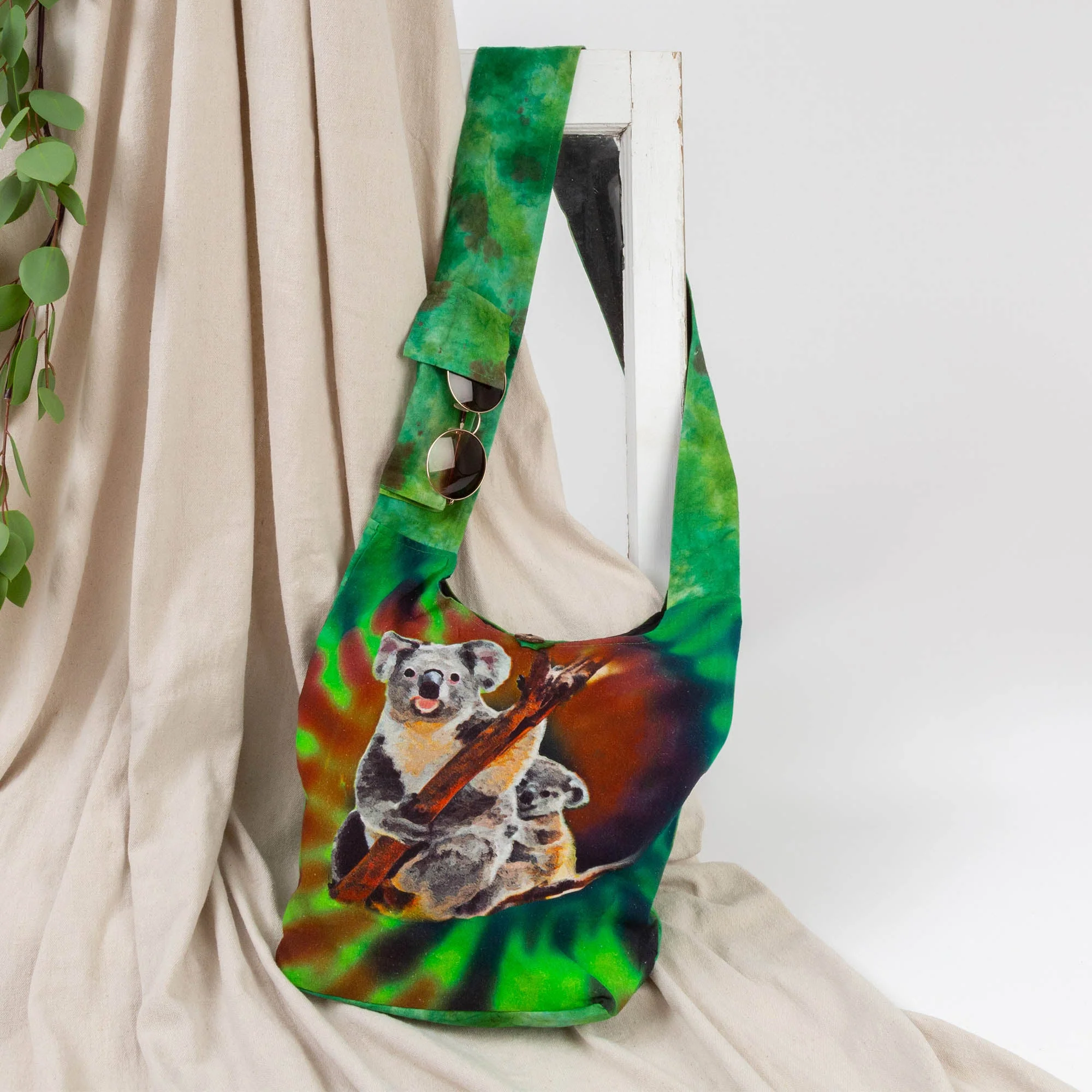 Koala Tie-Dye Hobo Bag - Image 6
