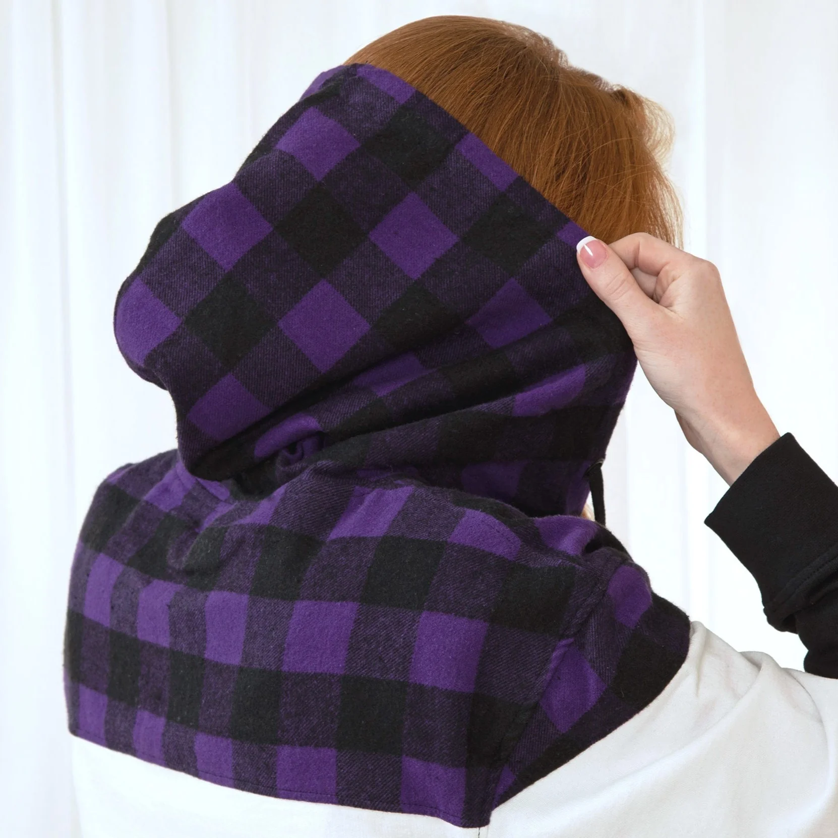 Paw Print Plaid Zip Hoodie - Image 23