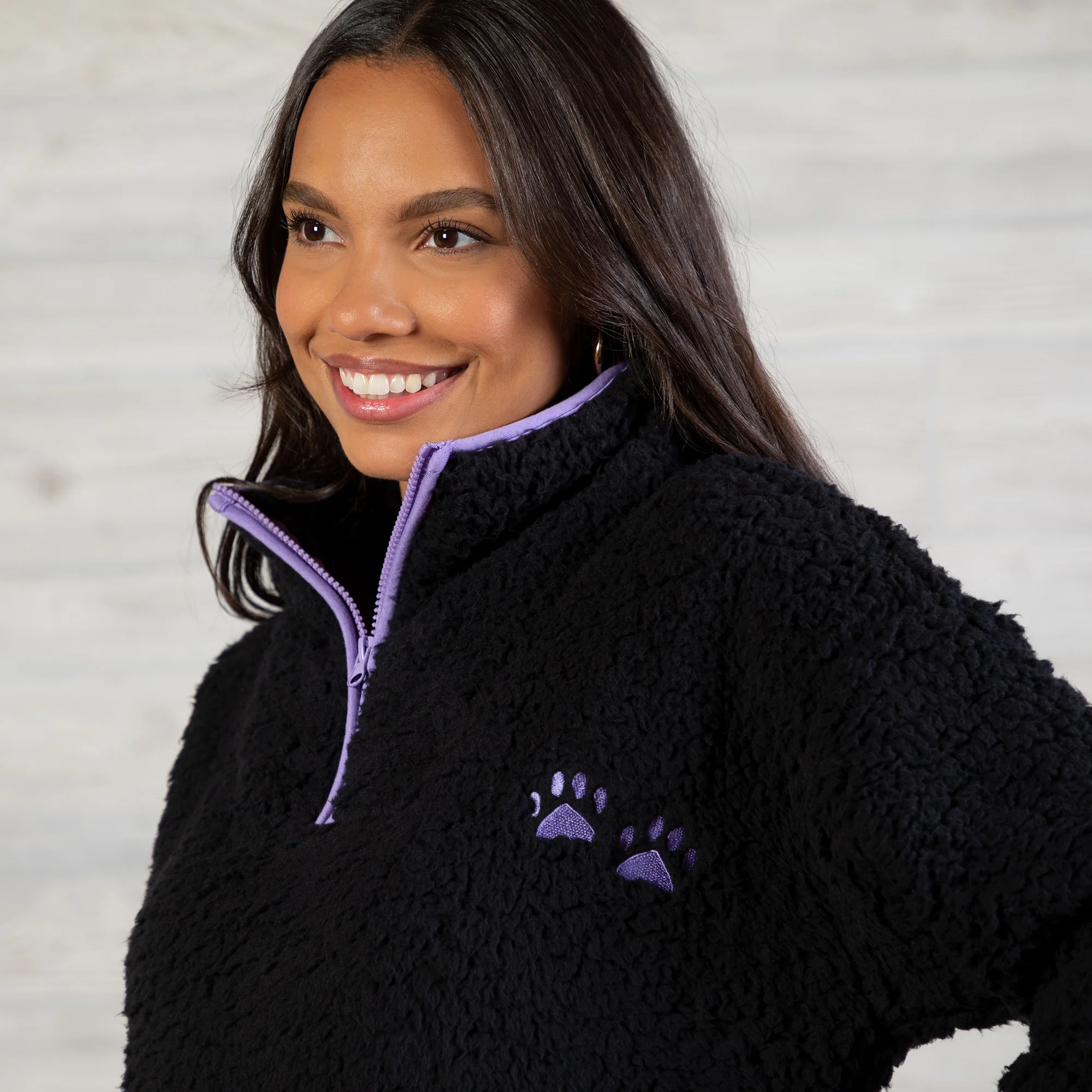 Cozy Paw Plush Sherpa Fleece Pullover - Image 13