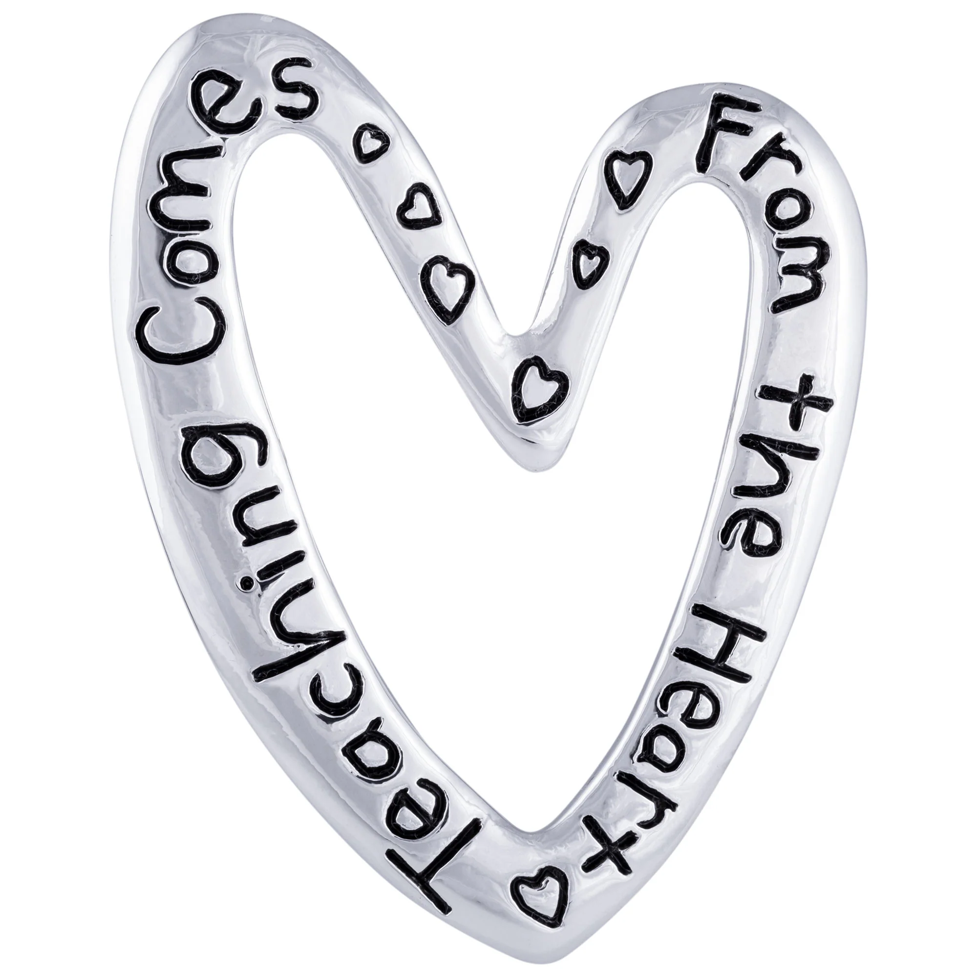 Teaching Comes From the Heart Pin - Image 2