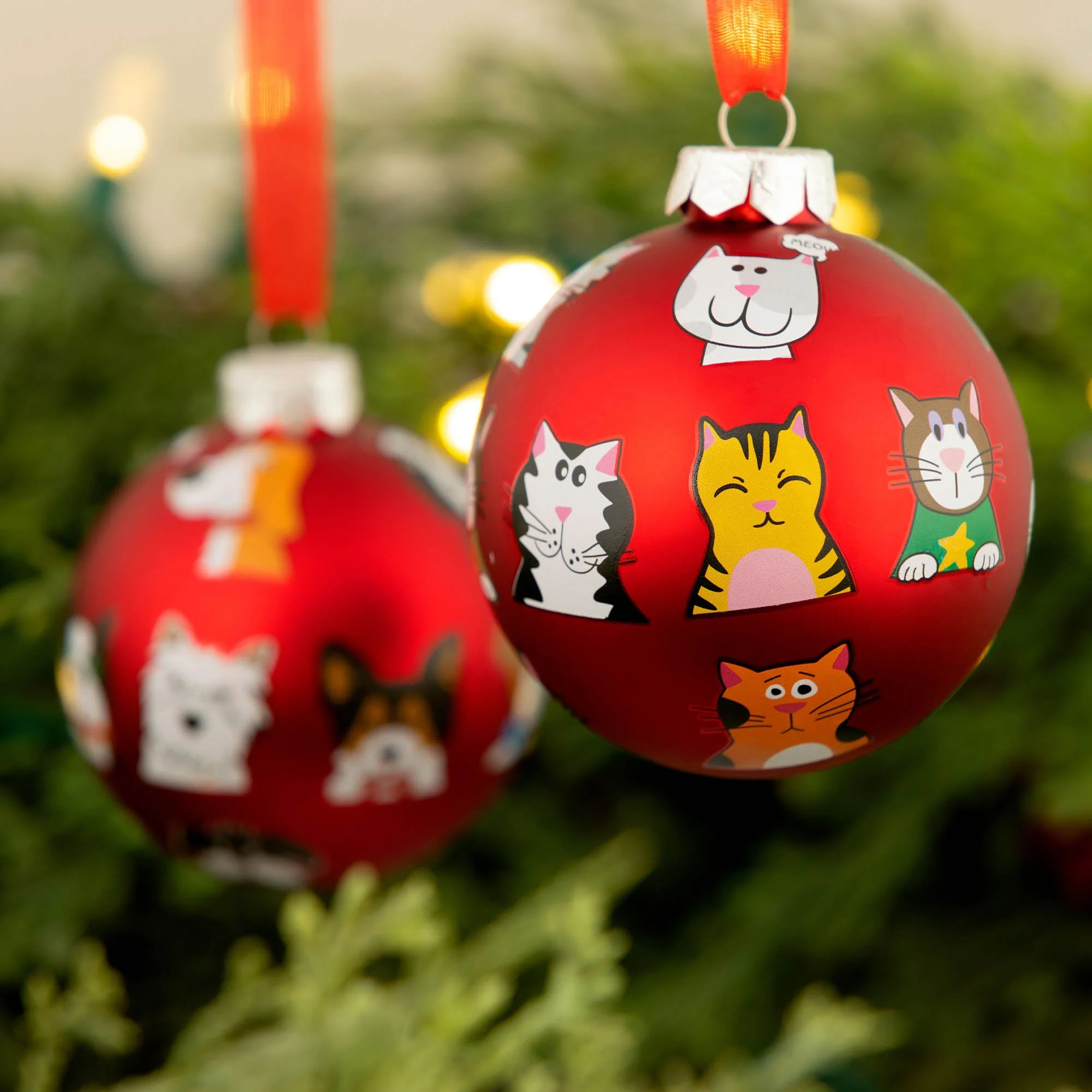 Pet Portrait Glass Ornament - Image 3