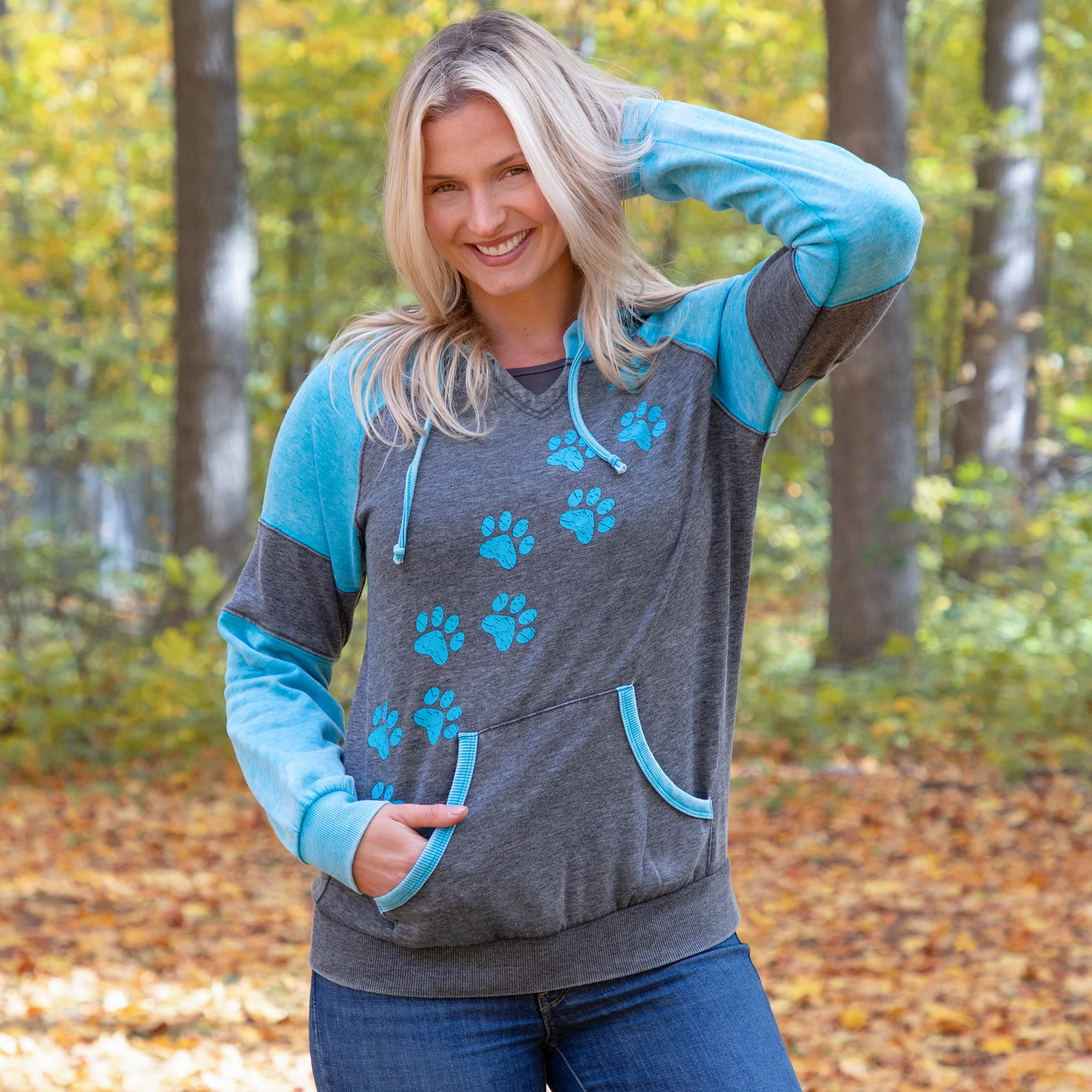 Walking Paws Burnout Hoodie - Image 7