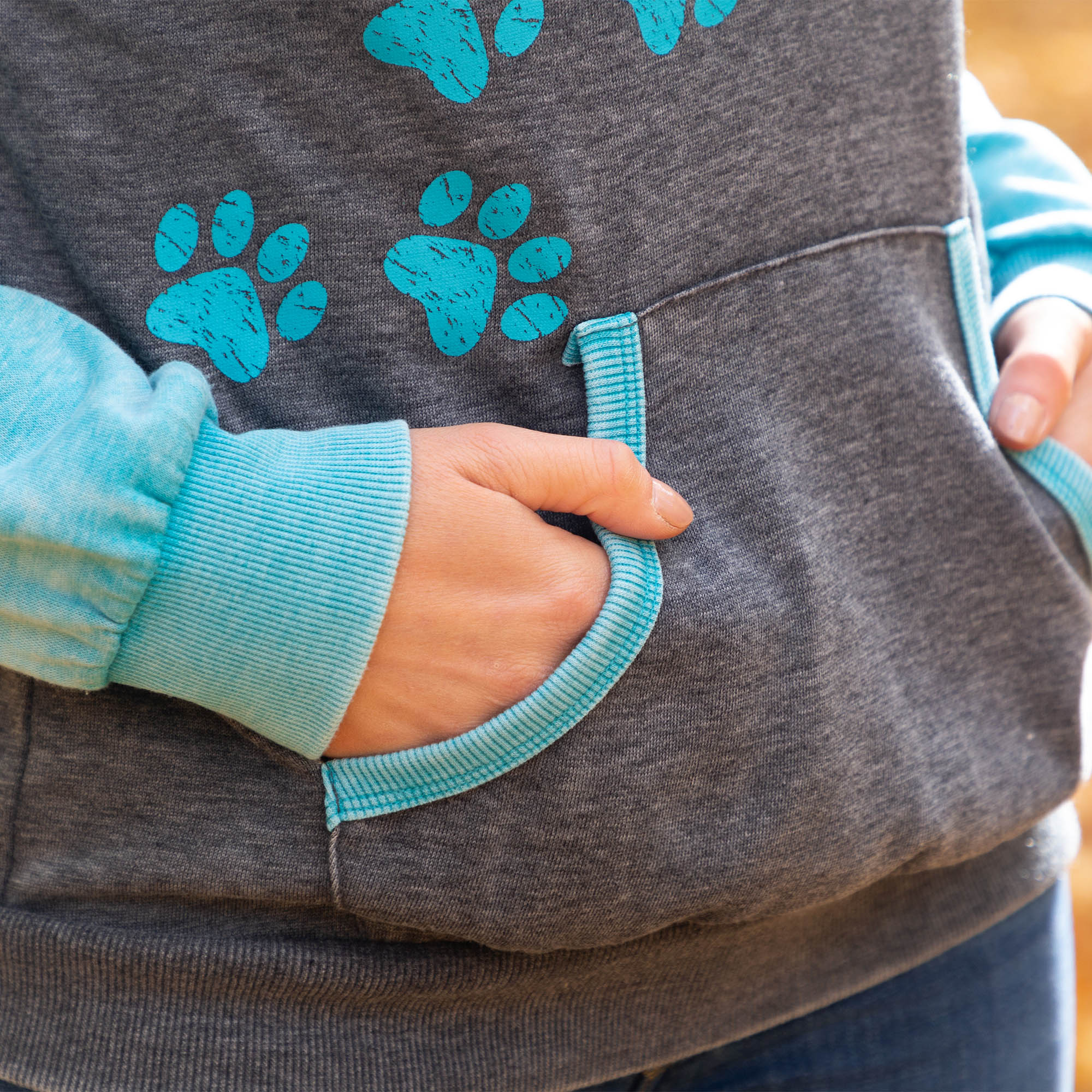 Walking Paws Burnout Hoodie - Image 9