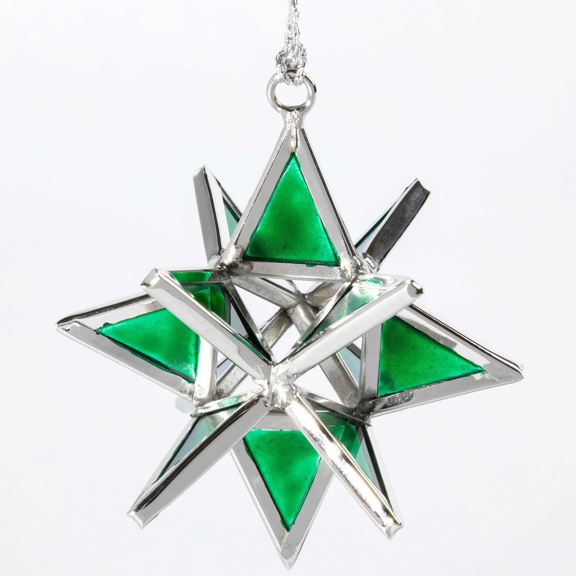Glass Moravian Star Ornament | Fair Trade - Image 15
