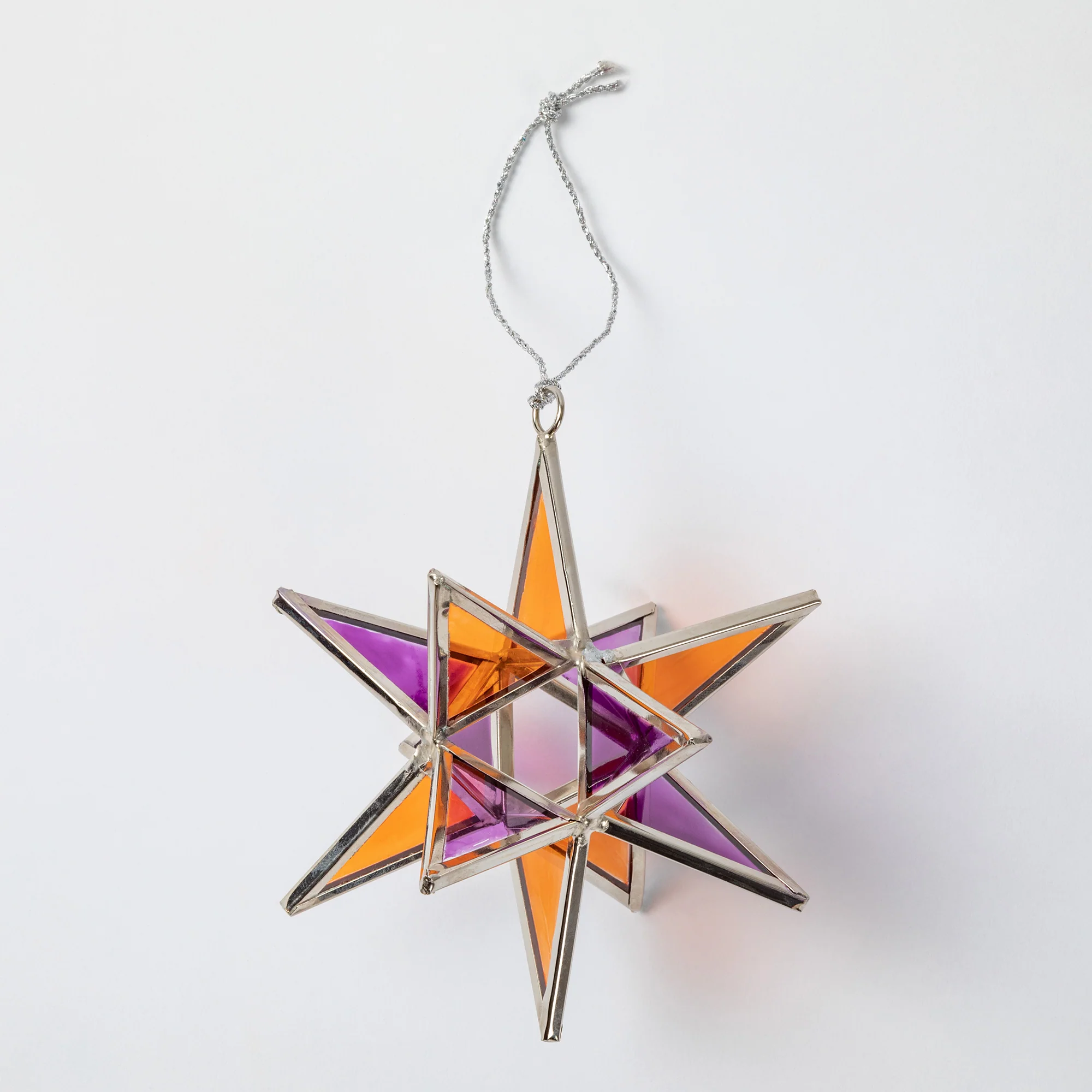 Glass Moravian Star Ornament | Fair Trade - Image 22