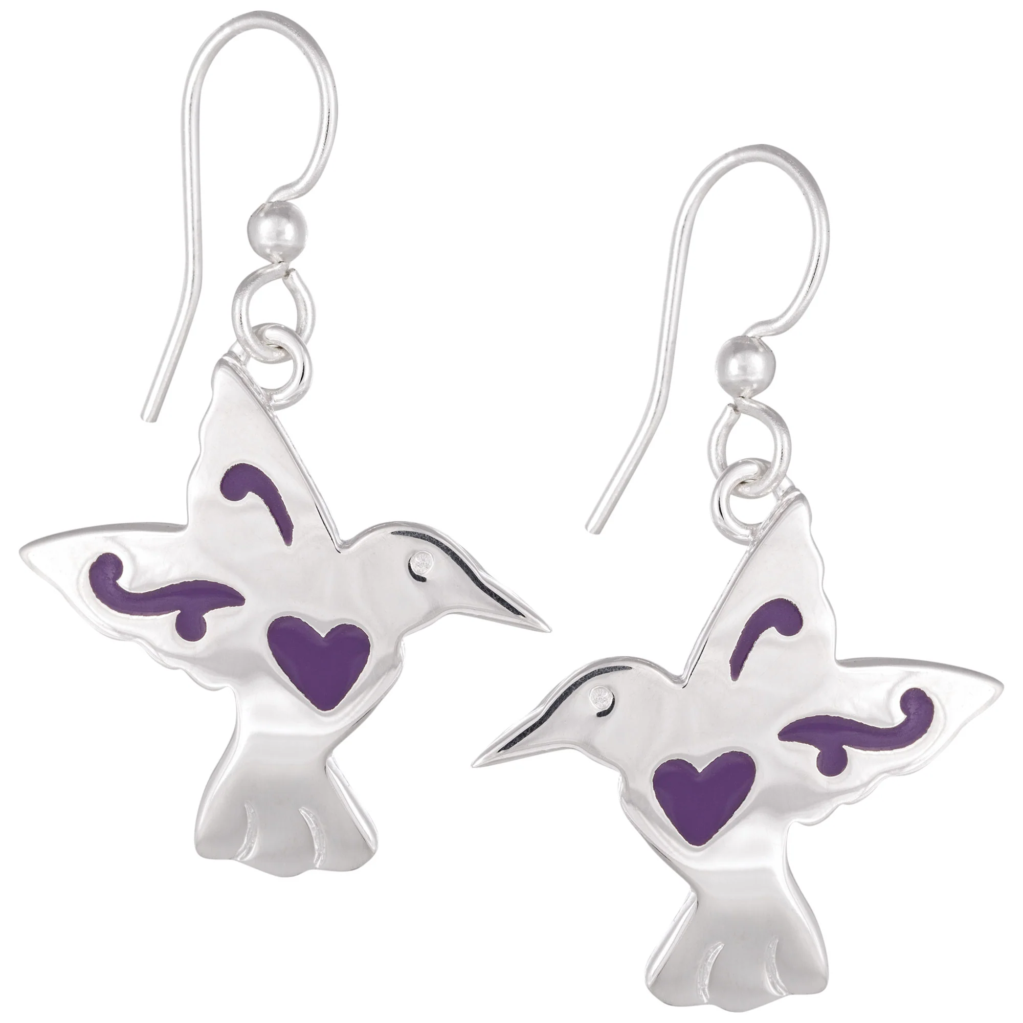 Whimsical Hummingbird Earrings - Image 2