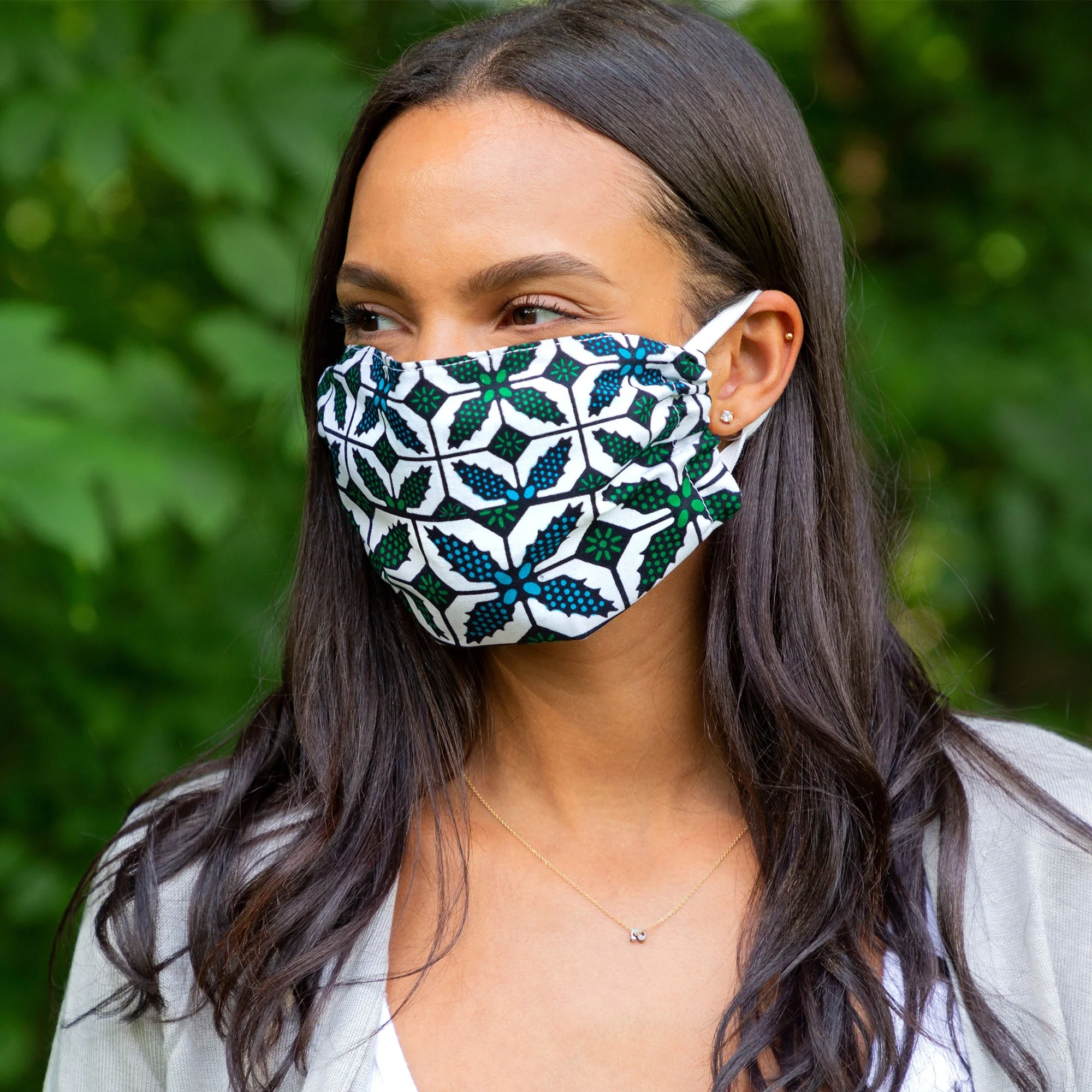Patterned Fair Trade Cloth Face Mask - Image 9